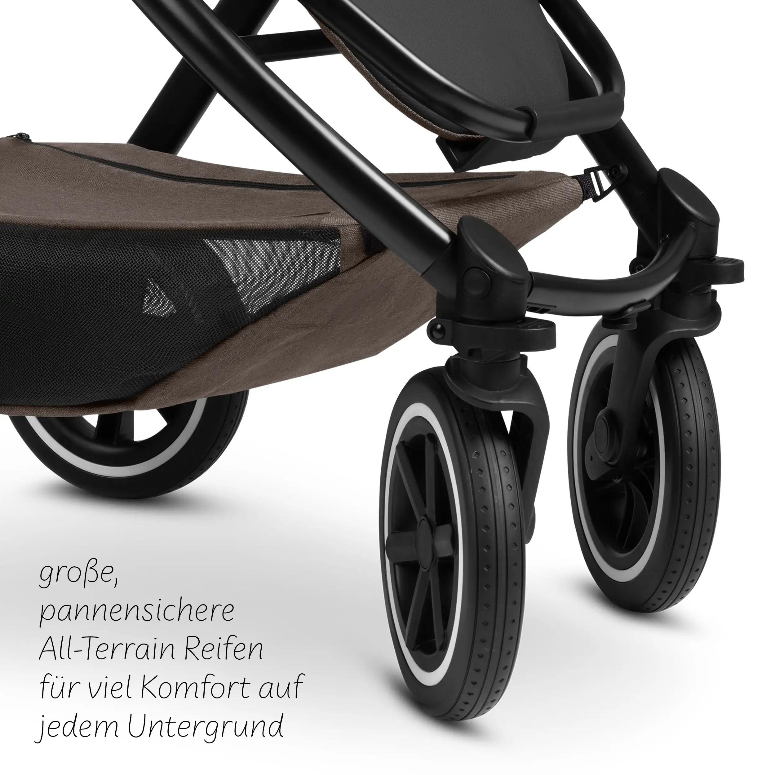 4in1-Kinderwagen-Set Samba 2 inkl. Babyschale Calla mit Liegefunktion - Nature