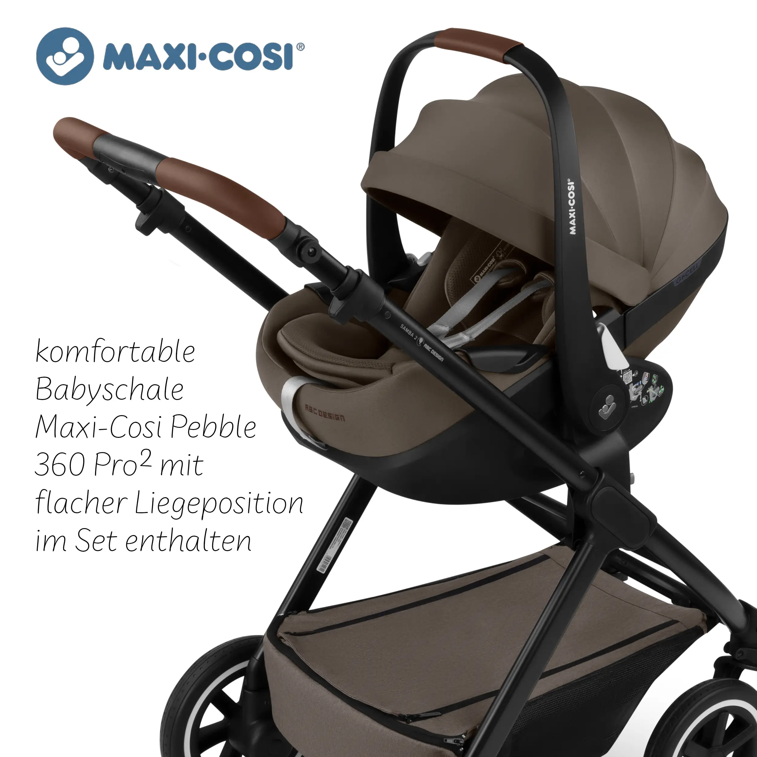 3in1 Kinderwagen-Set Salsa 5 Air inkl. Babyschale Maxi Cosi Pebble 360 Pro 2 - Nature 3in1 Kinderwagen-Set Salsa 5 Air inkl. Babyschale Maxi Cosi Pebble 360 Pro 2 - Nature