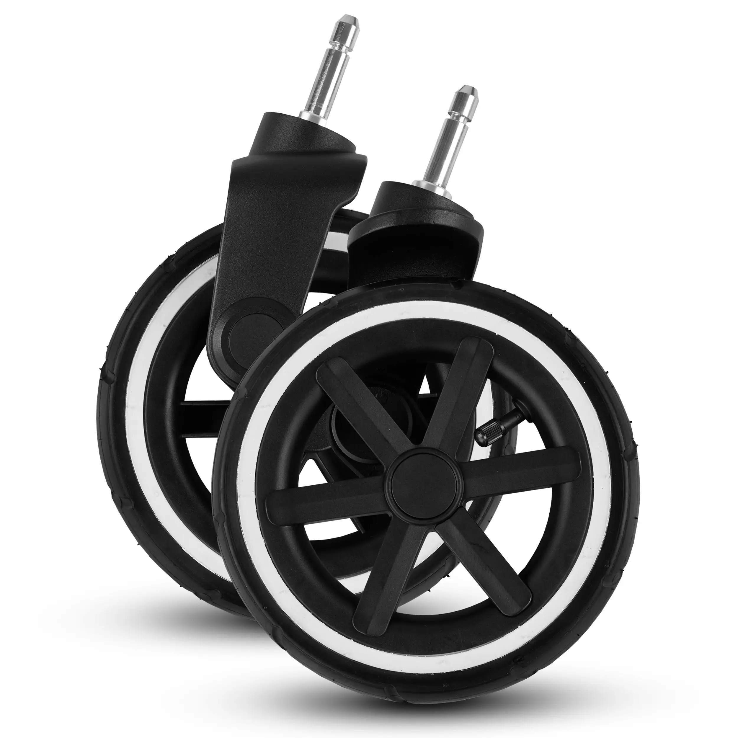 Jeu de roues avant (2 pièces) pour Avus 2 Air / Avus Air - roues gonflables Black / White Wall Jeu de roues avant (2 pièces) pour Avus 2 Air / Avus Air - roues gonflables Black / White Wall