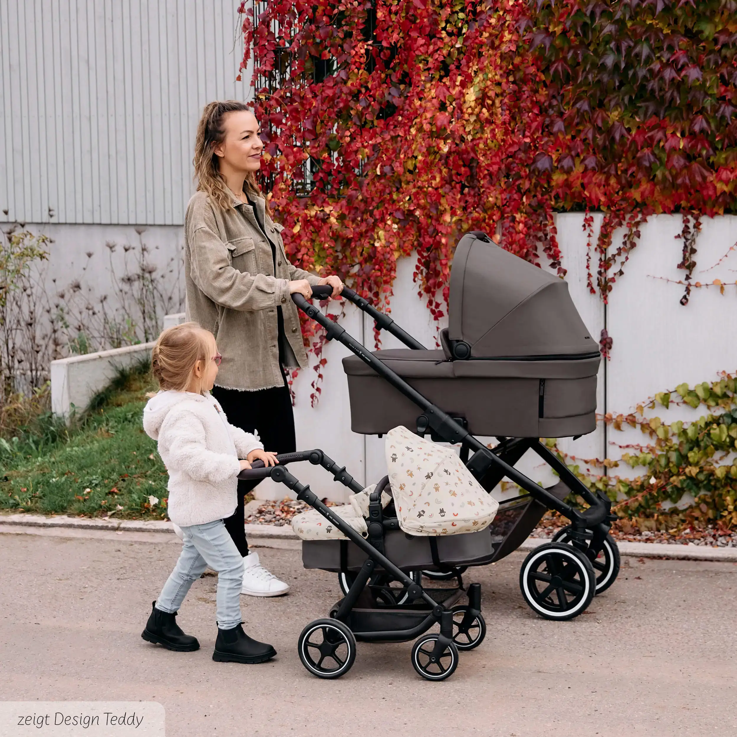 Migno doll's pram - Marron