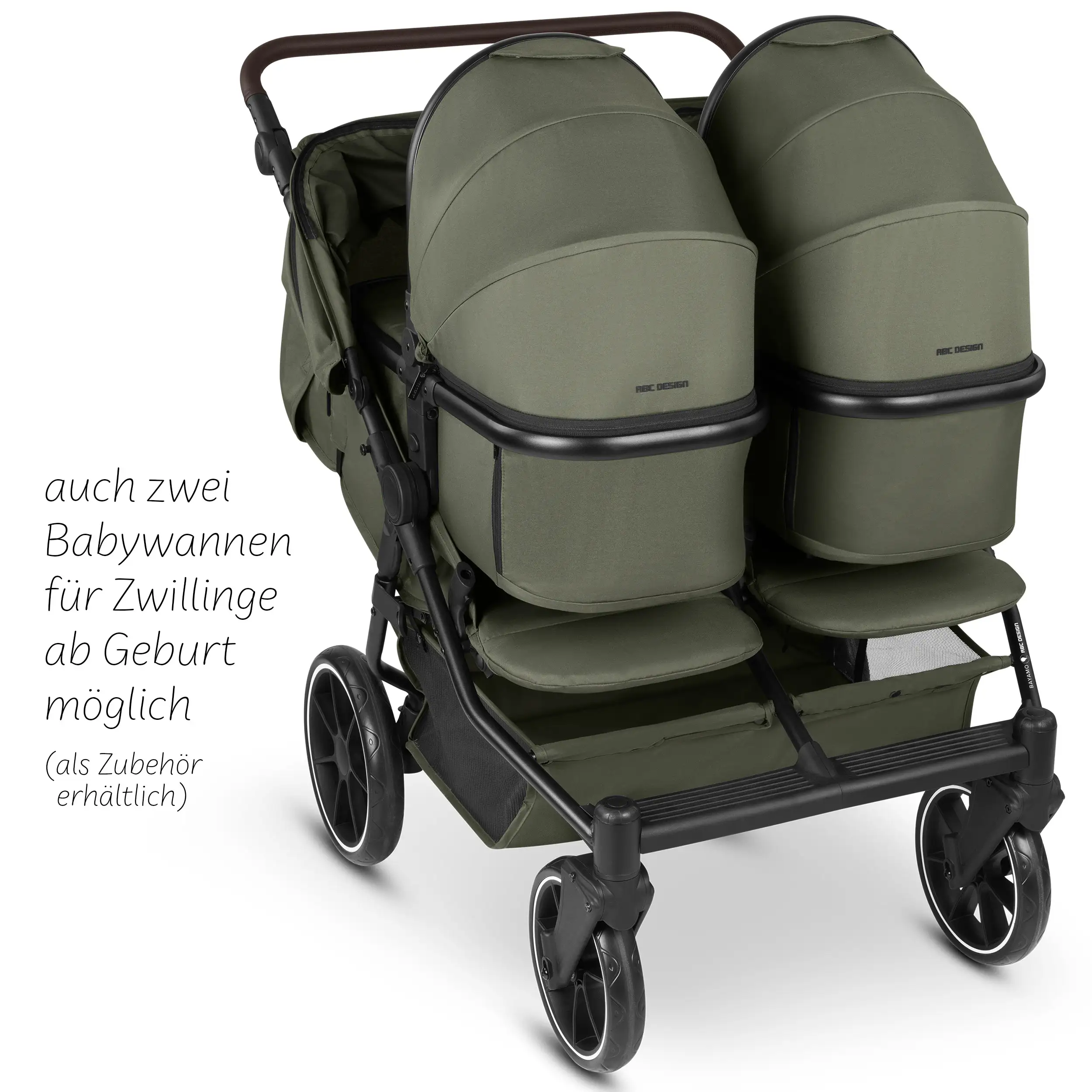 Bayamo Double Strollers - Pea