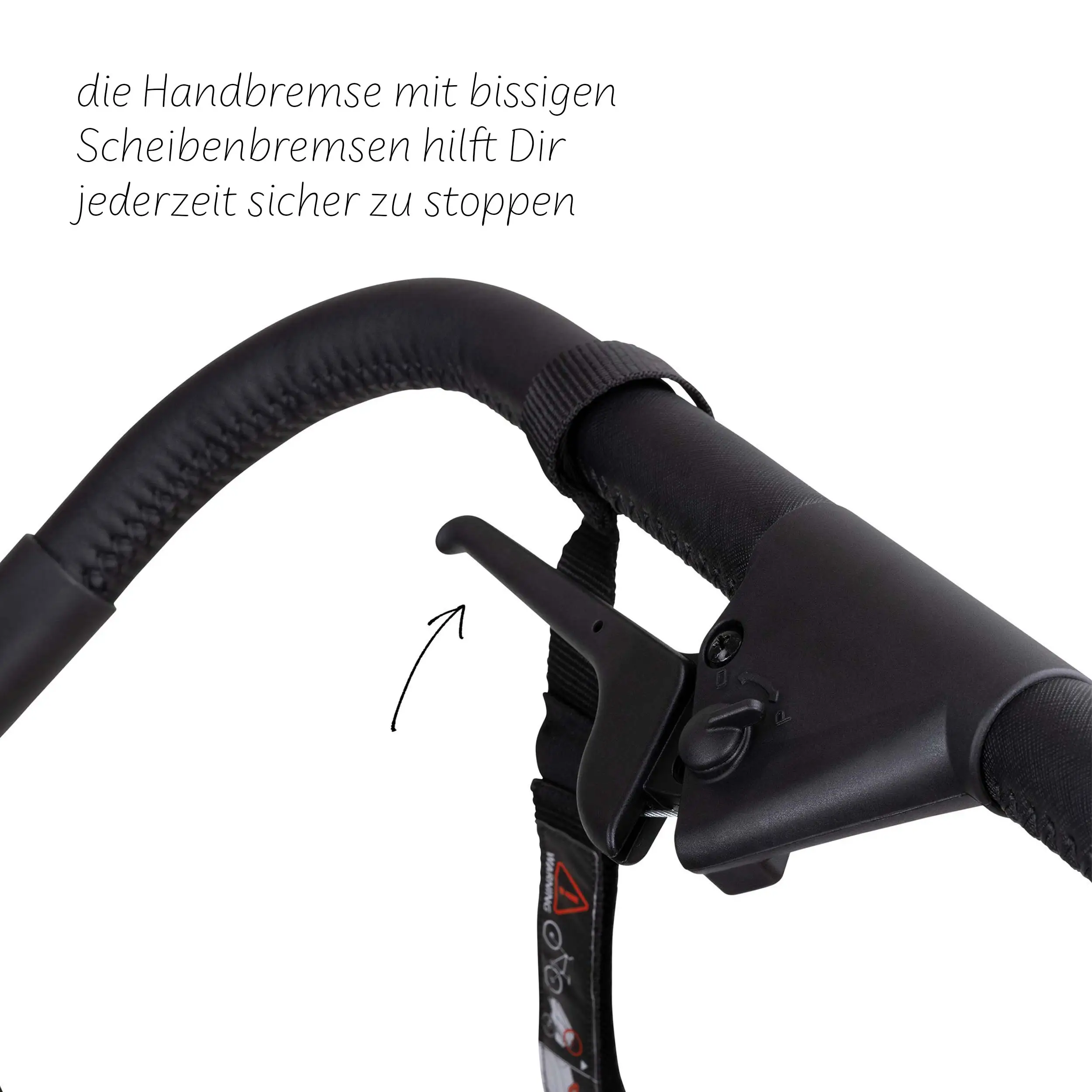 Fahrradanhänger Tour inkl. Neugeboreneneinsatz & Sport Kit - Ink