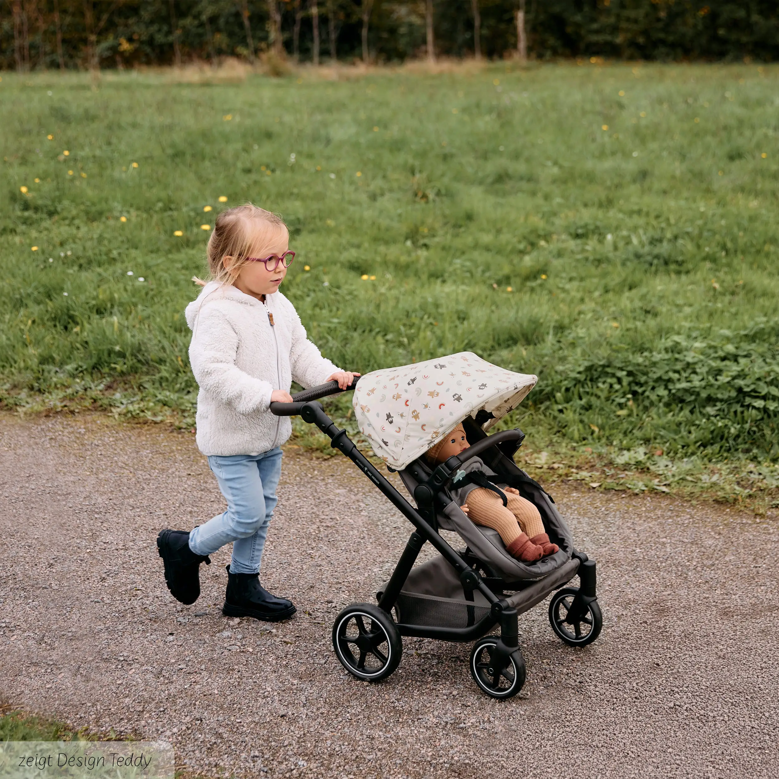 Puppenwagen Migno - Marron