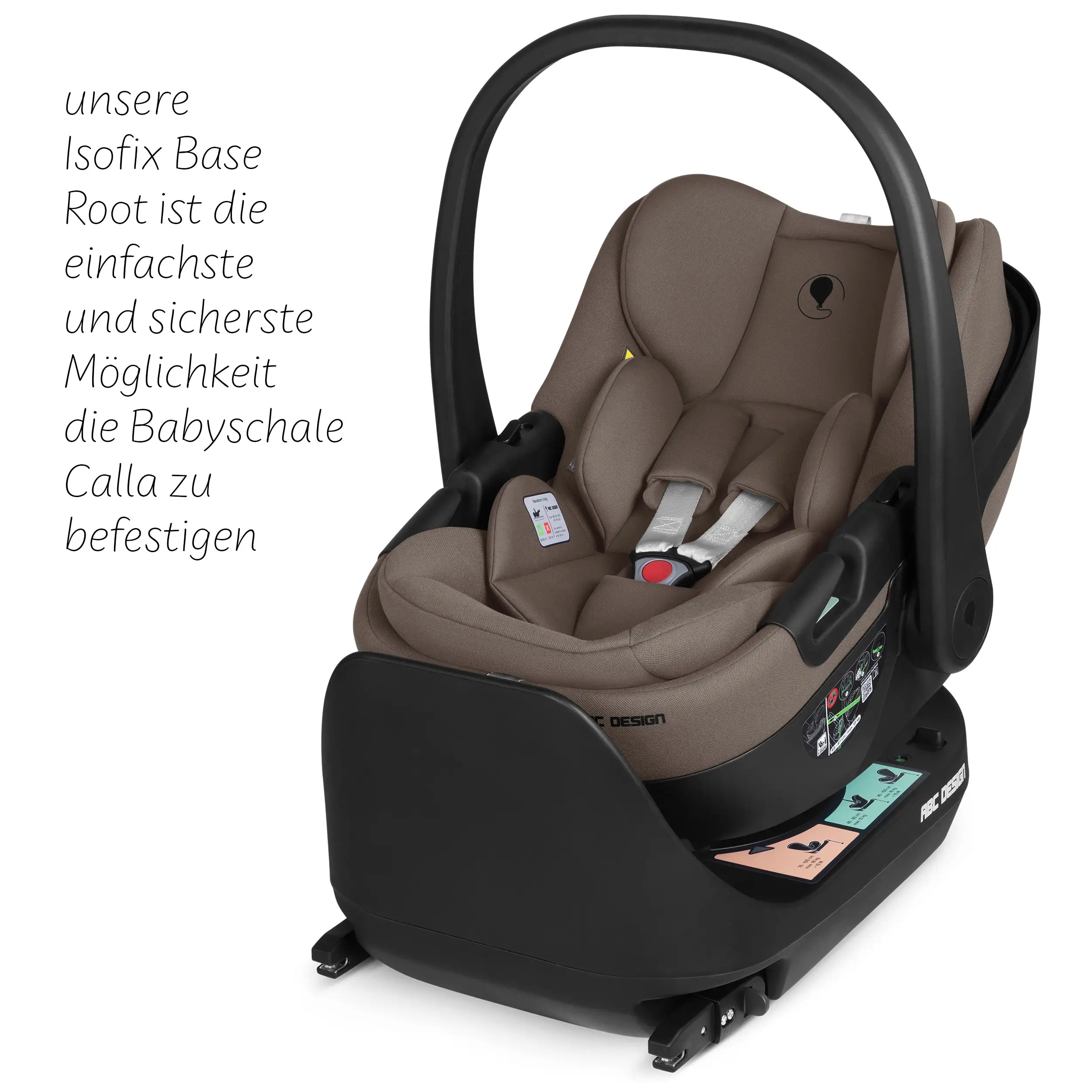 Babyschale mit Liegefunktion Calla i-Size - Nature Flex