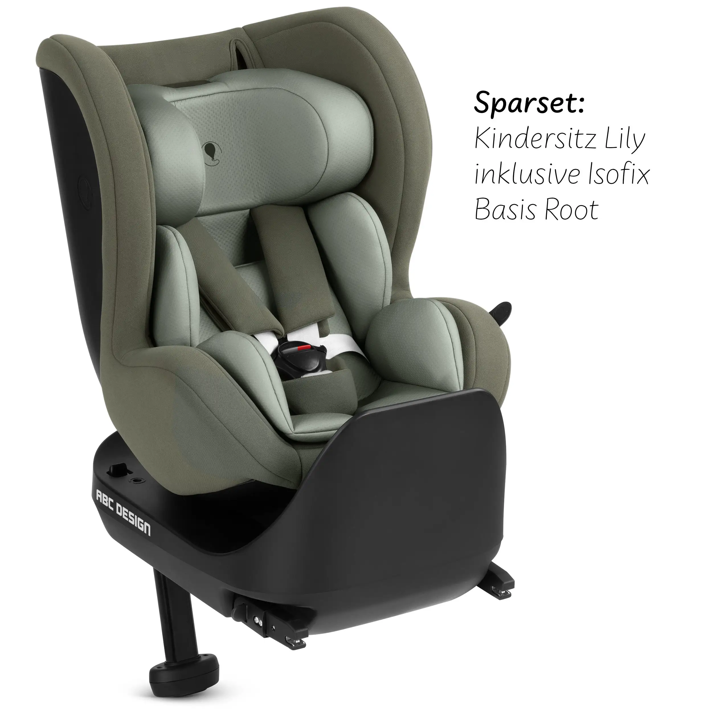 Lily i-Size child car seat incl. rotating ISOFIX Base Root - Sage