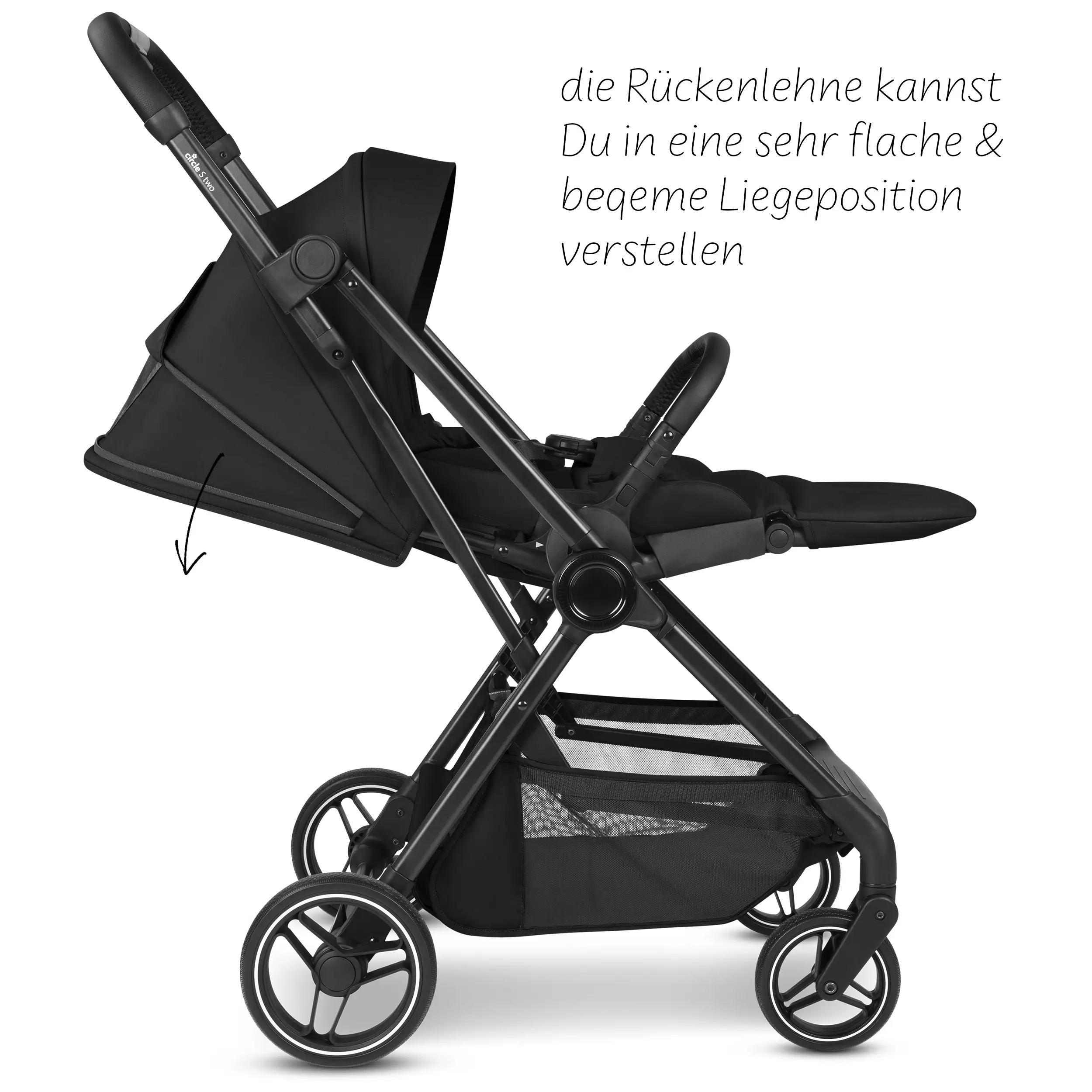 Poussette S Two - Black Poussette S Two - Black