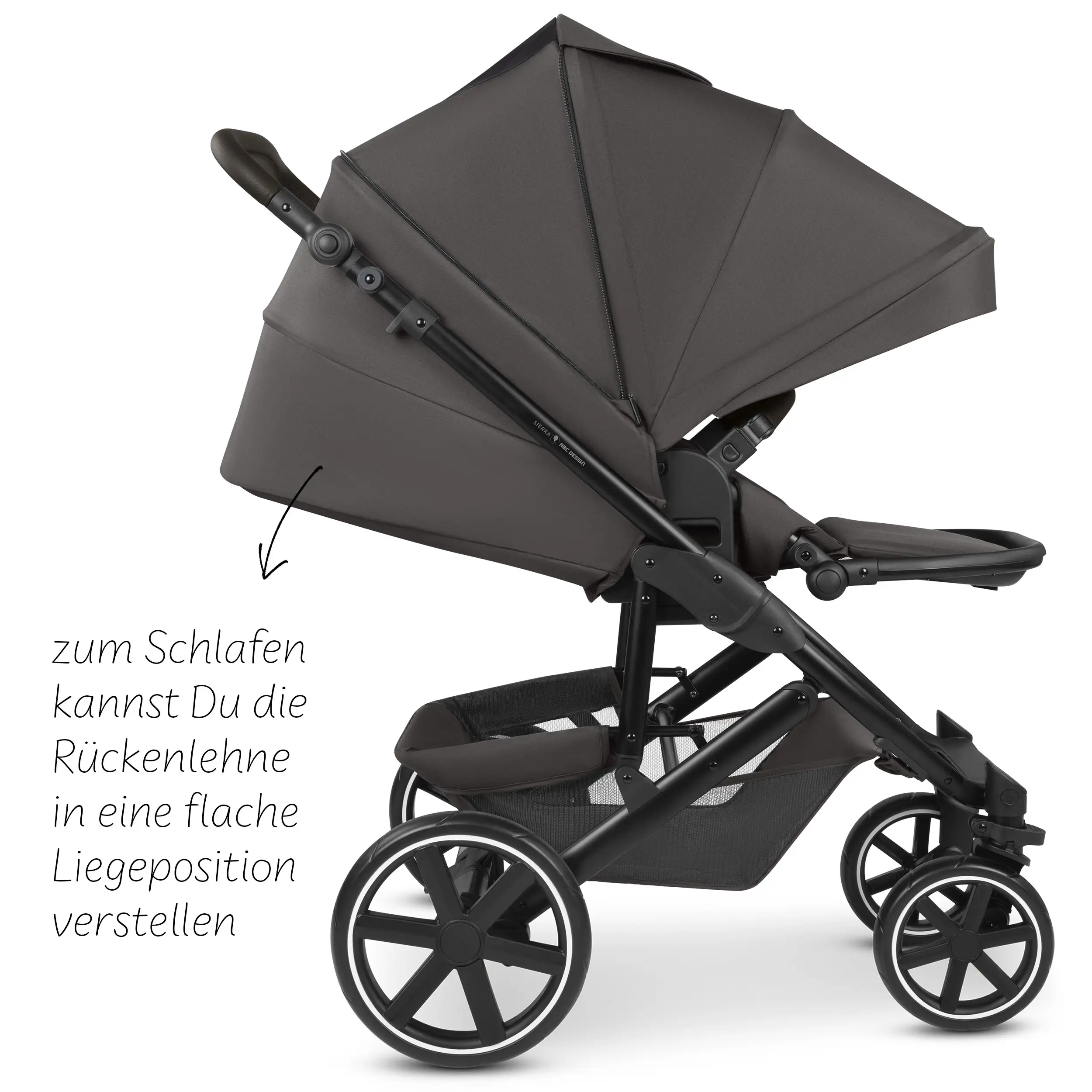 4in1-Kinderwagen-Set Sierra inkl. Isofix Base - Nut