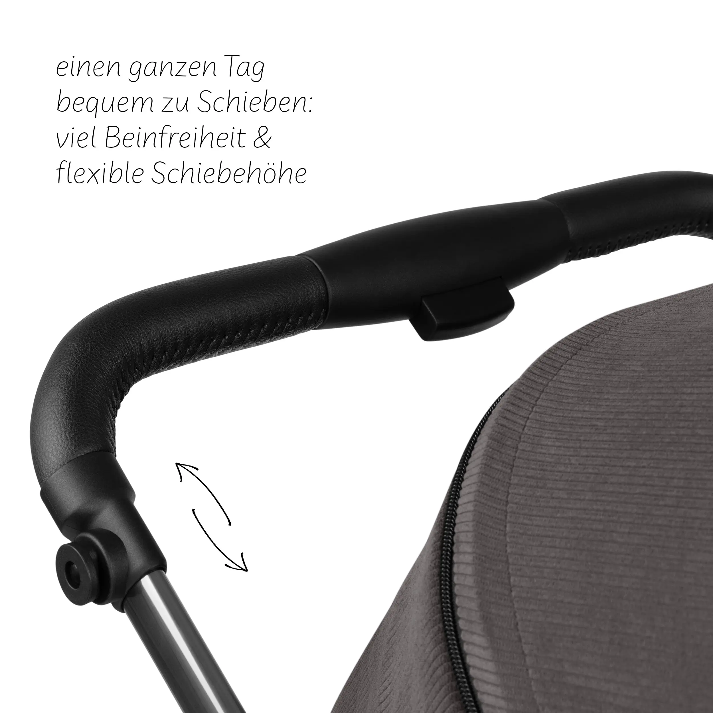 Kombi-Kinderwagen Salsa 5 Air inkl. Wickeltasche, Sonnenschirm, Regenschutz, Becherhalter - Almond