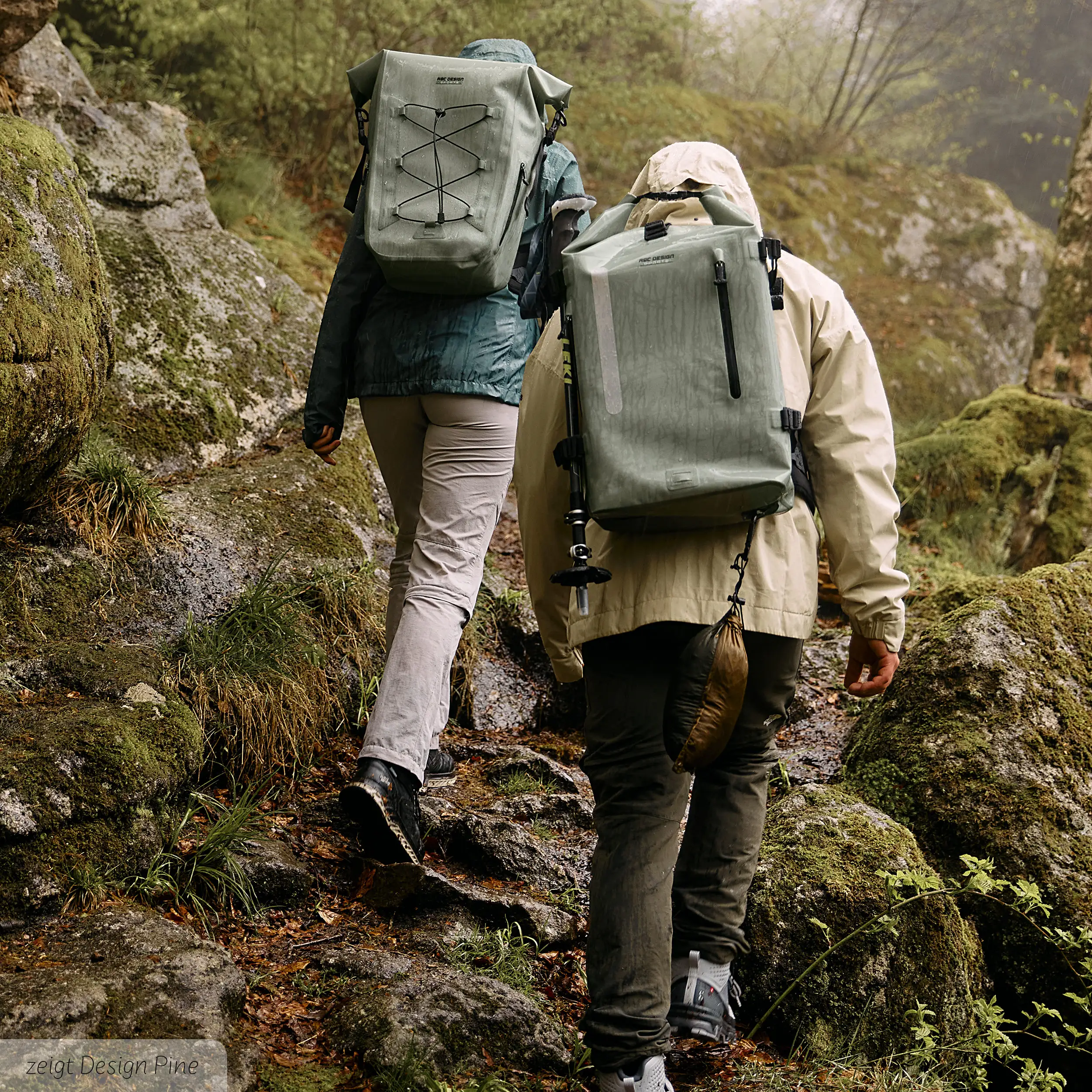 Outdoor-Rucksack Solothurn 22L für Alltag & Abenteuer - Avocado