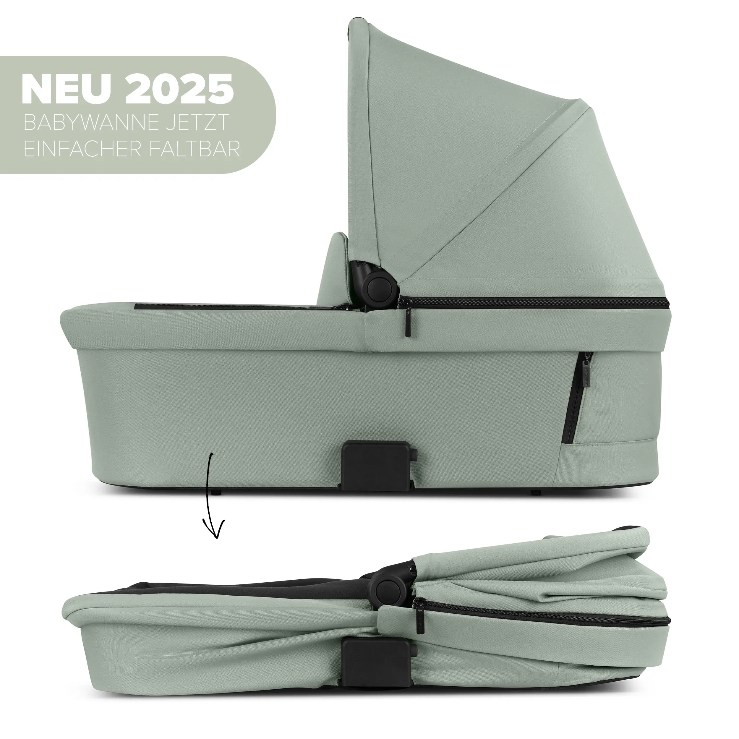 Kombi-Kinderwagen Salsa 5 Air  inkl. Wickeltasche Urban, Moskitonetz, Regenschutz - Pine