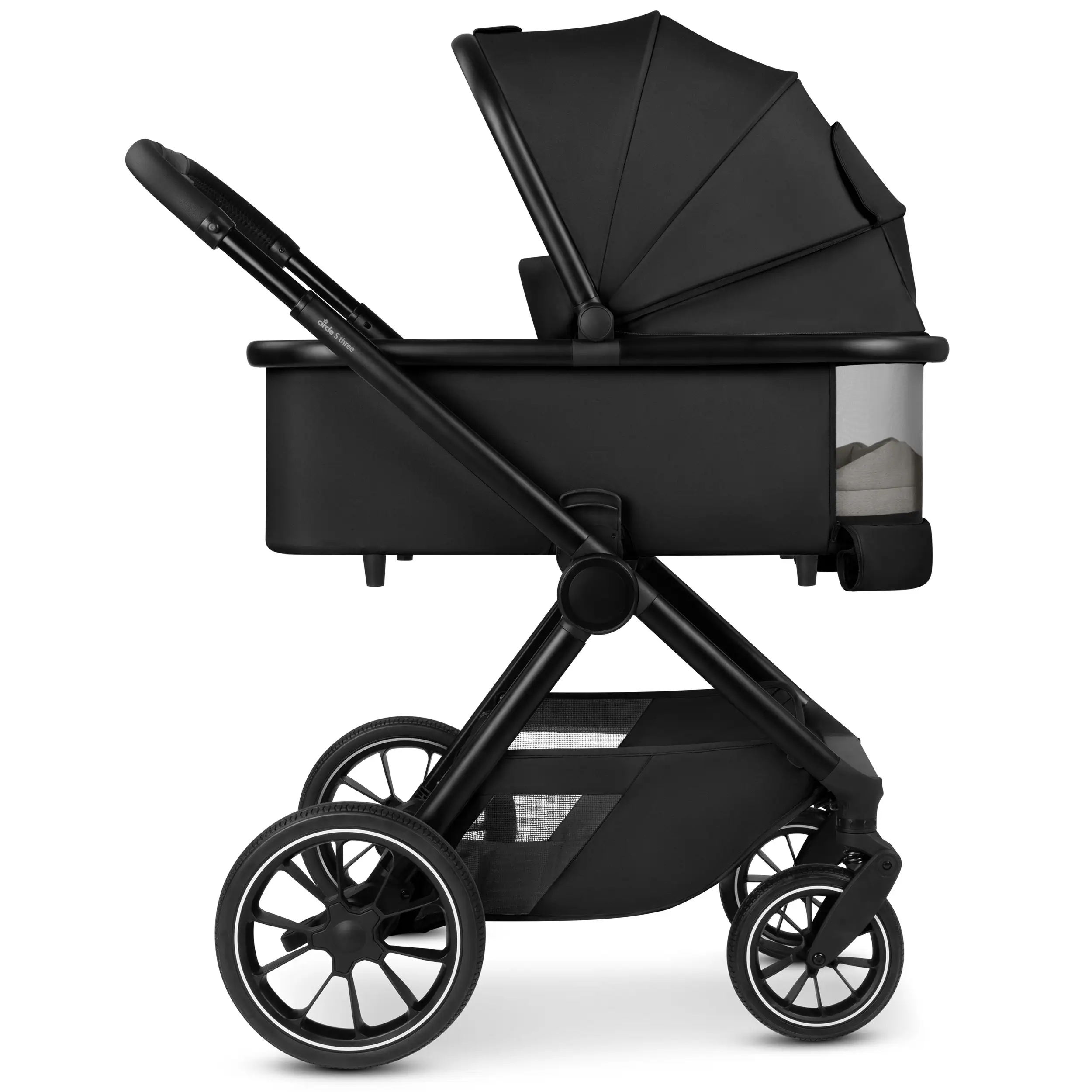 2in1 Stroller S Three - Black 2in1 Stroller S Three - Black