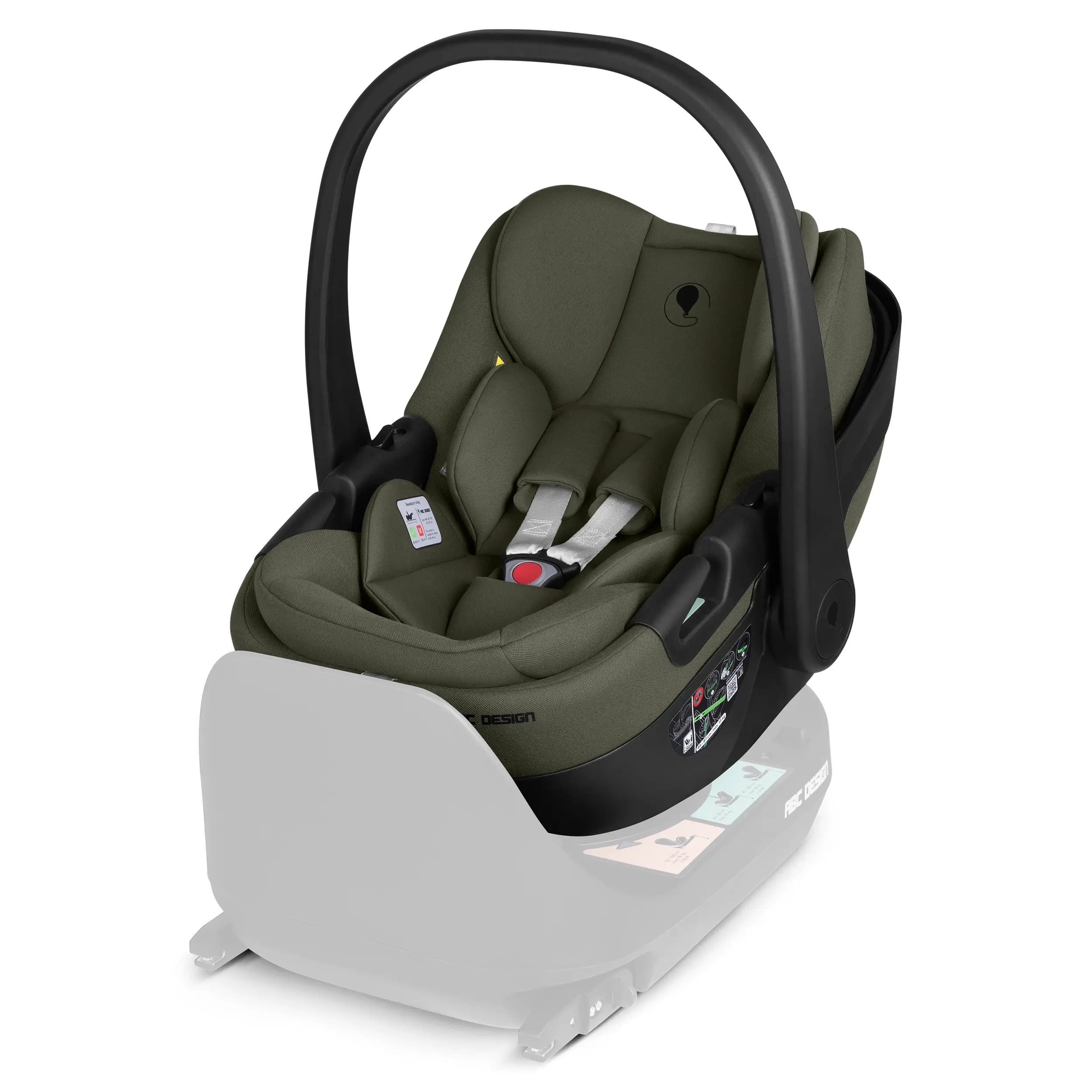 Calla i-Size Infant Car Seat with Reclining Function - Olive