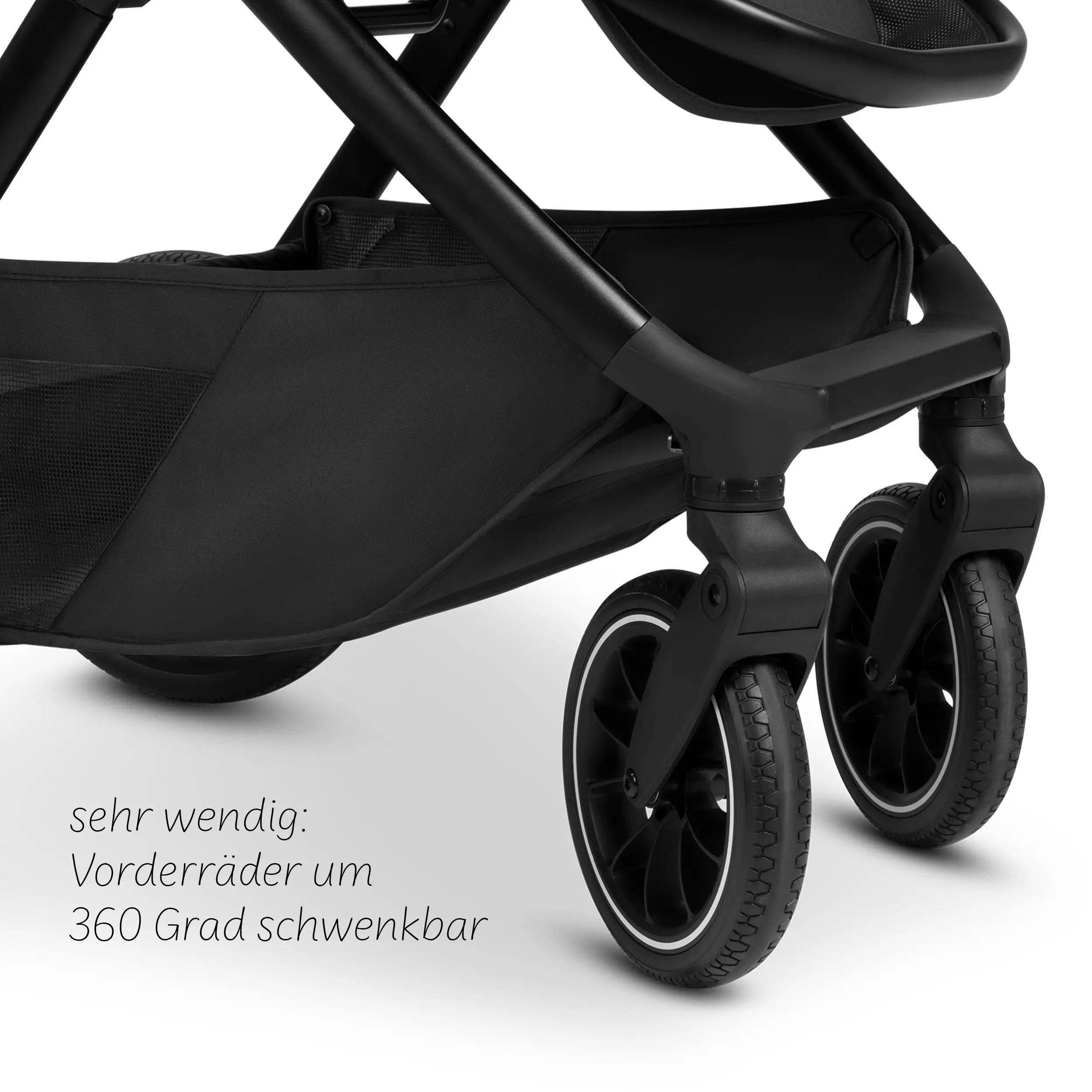 2in1 Stroller S Three - Black 2in1 Stroller S Three - Black
