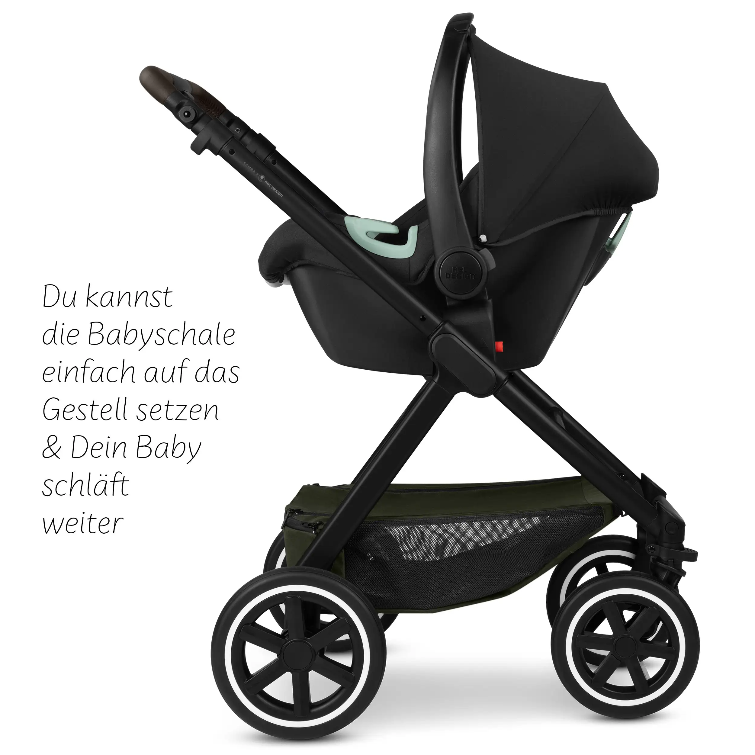 3in1-Kinderwagen-Set Samba 2 - Avocado 3in1-Kinderwagen-Set Samba 2 - Avocado