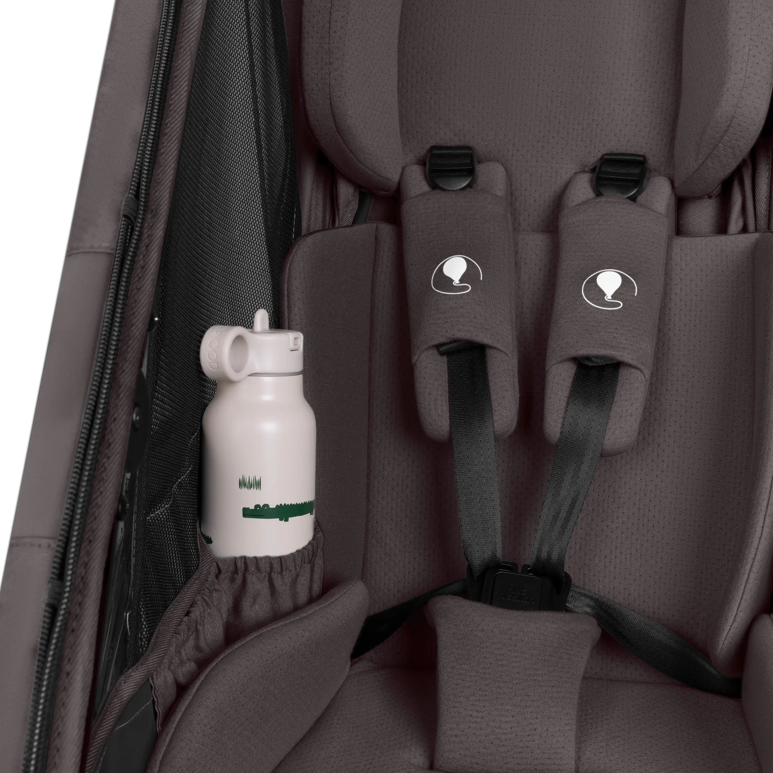 Fahrradanhänger Tour 2 mit 2 Komfortsitzen & Lufträdern - Falcon