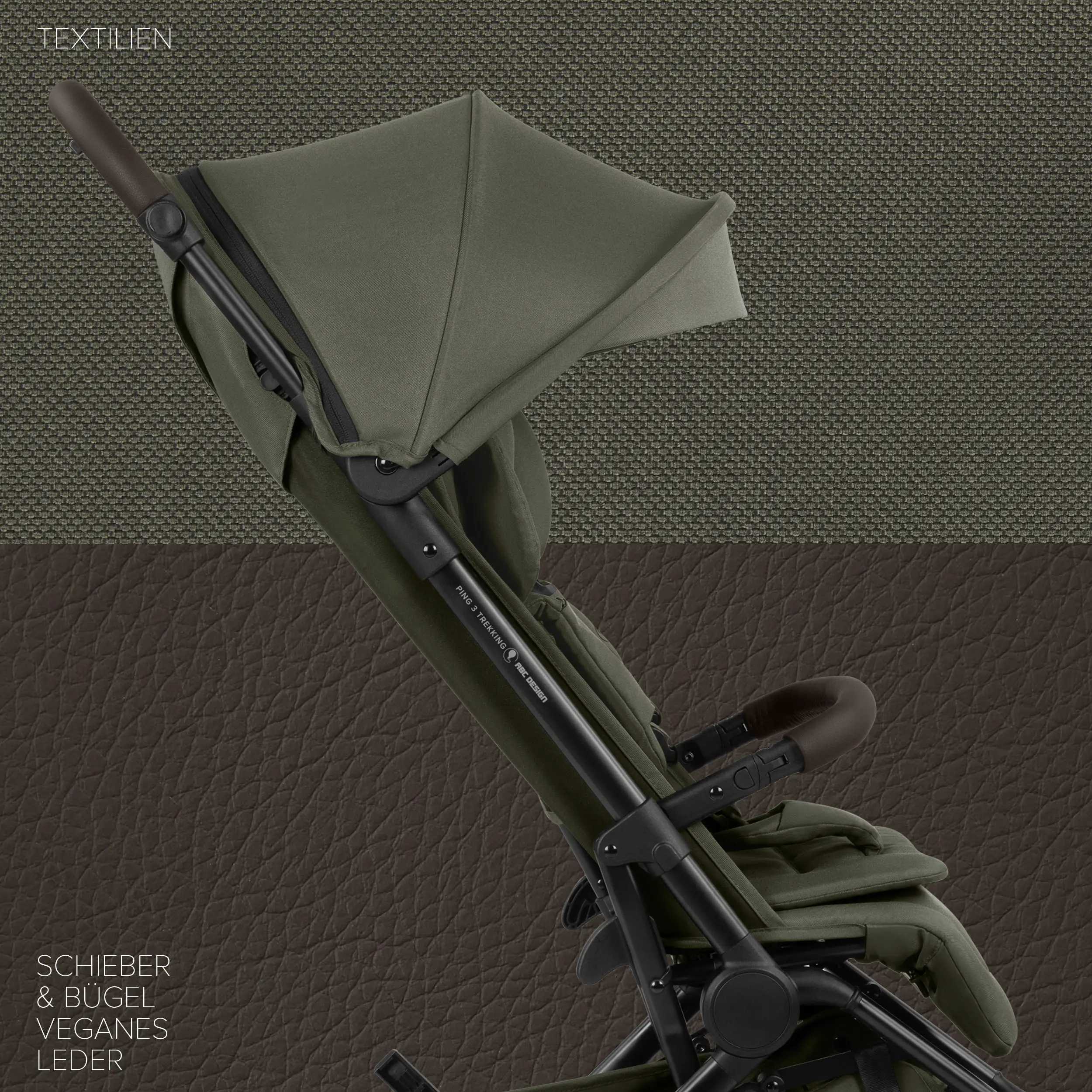 Poussette de voyage Ping 3 Trekking - Avocado Poussette de voyage Ping 3 Trekking - Avocado