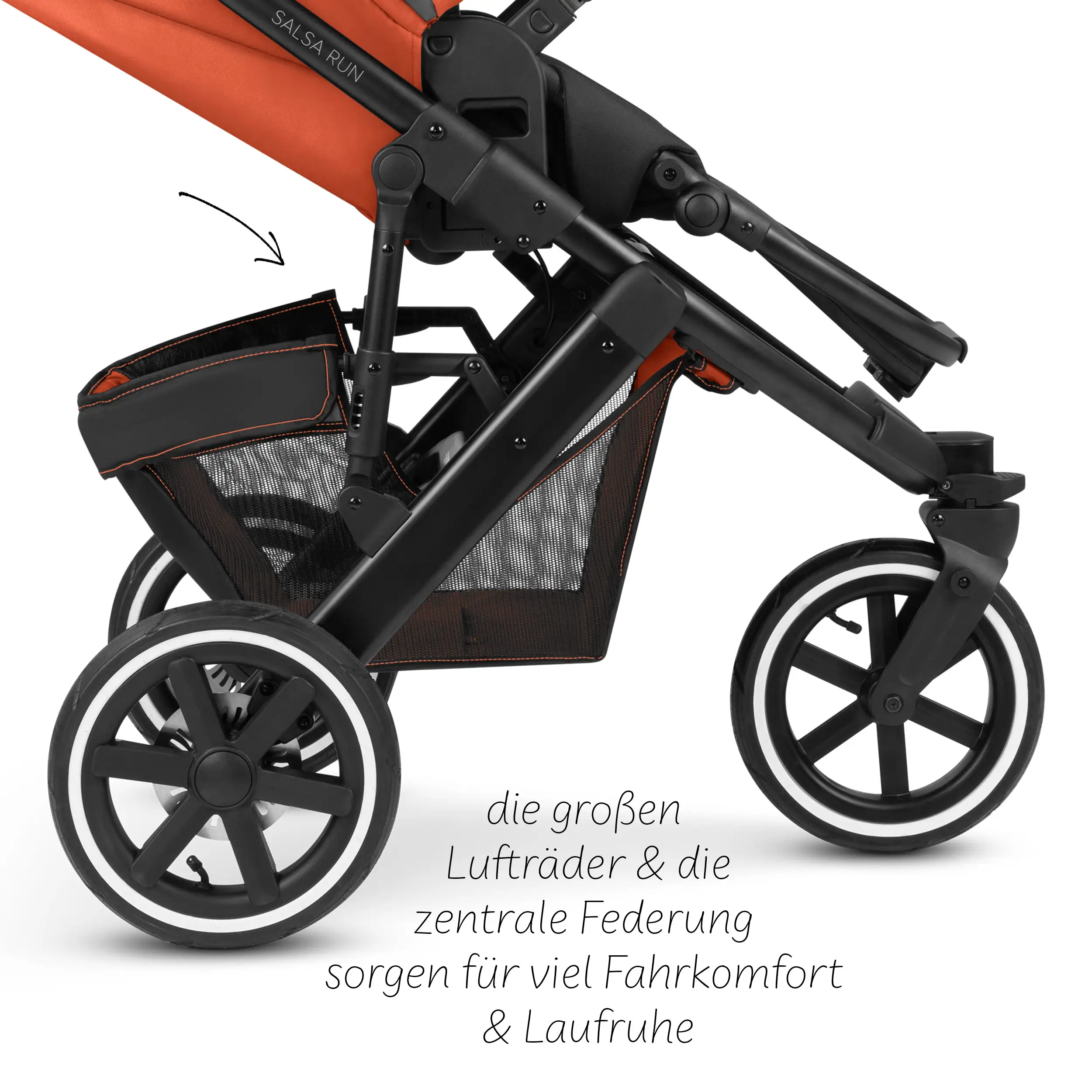 ABC Design 2in1 Running Stroller Salsa Run Carrot