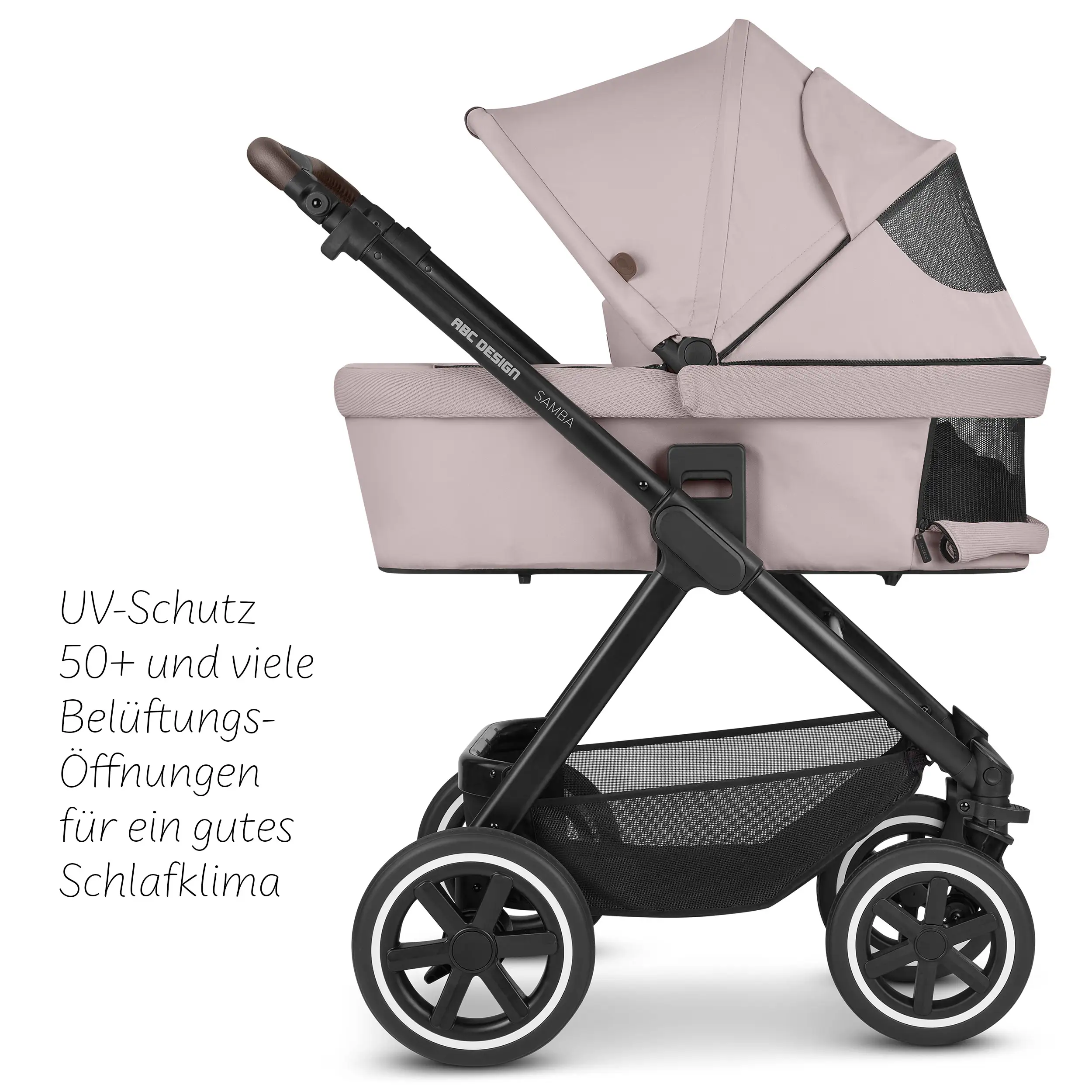 Kombi-Kinderwagen Samba - Berry