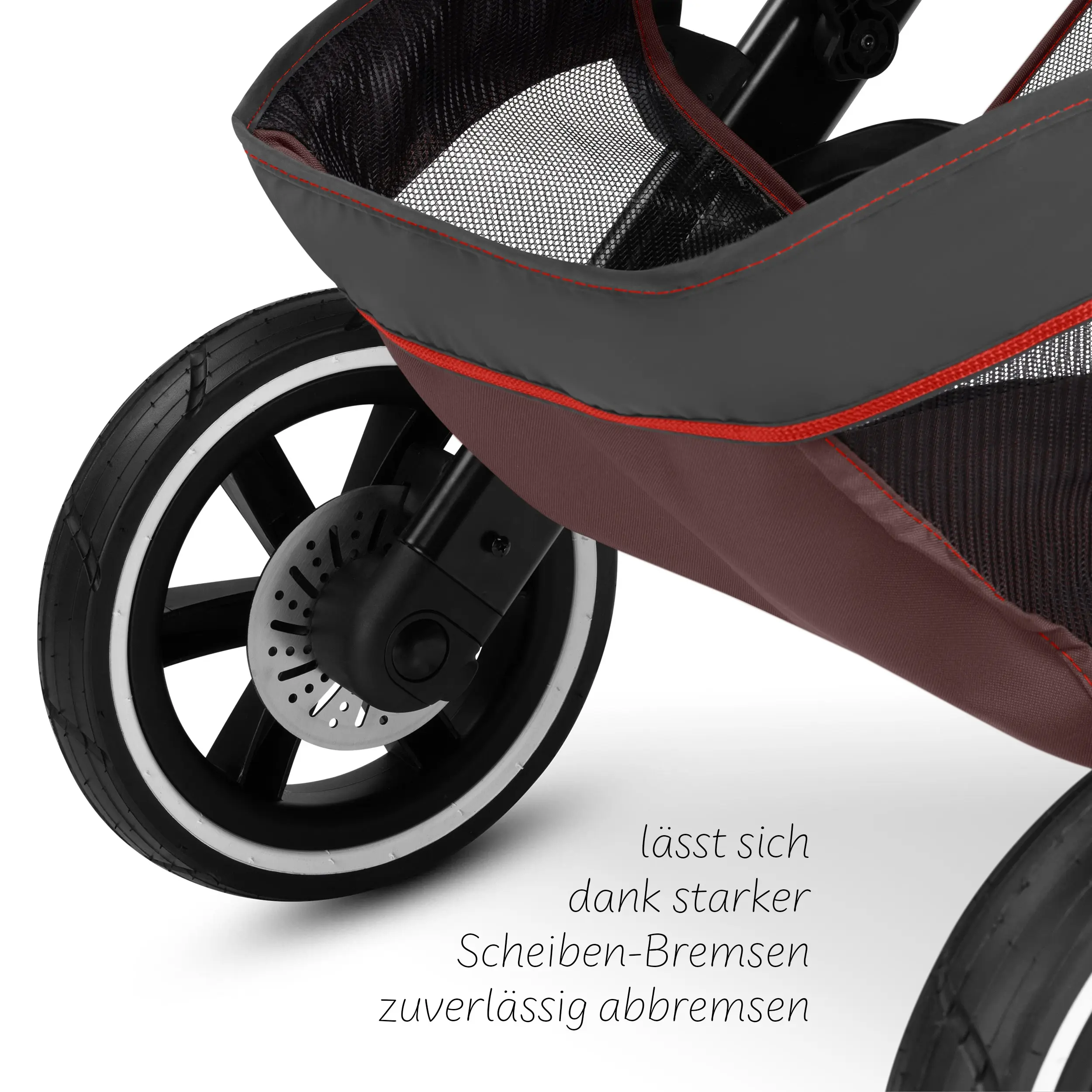 Poussette combinée Salsa 5 Run avec sac à langer, ombrelle, habillage pluie, porte-gobelet - Umbra