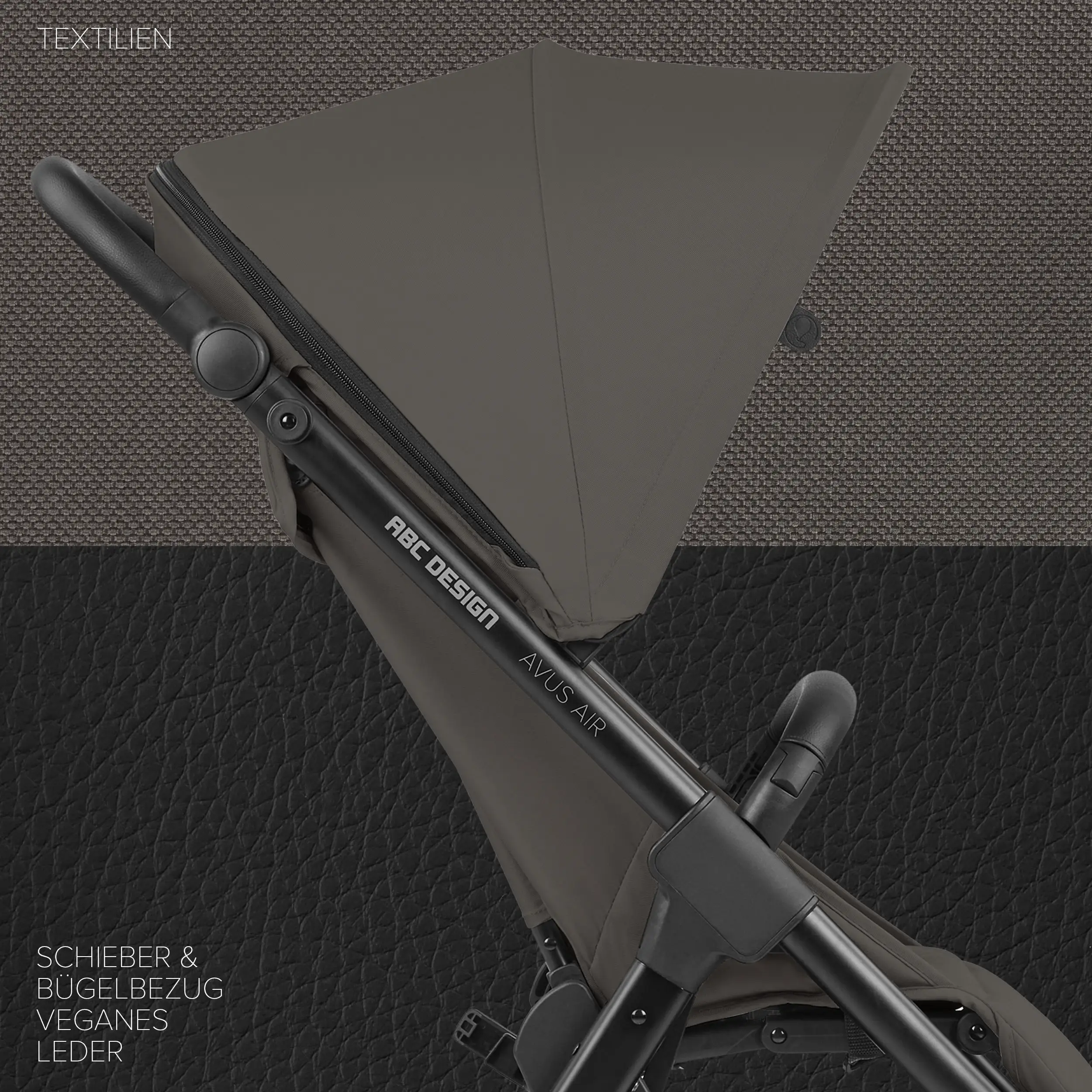 Poussette Avus Air avec pneus à air - Cloud  Poussette Avus Air avec pneus à air - Cloud