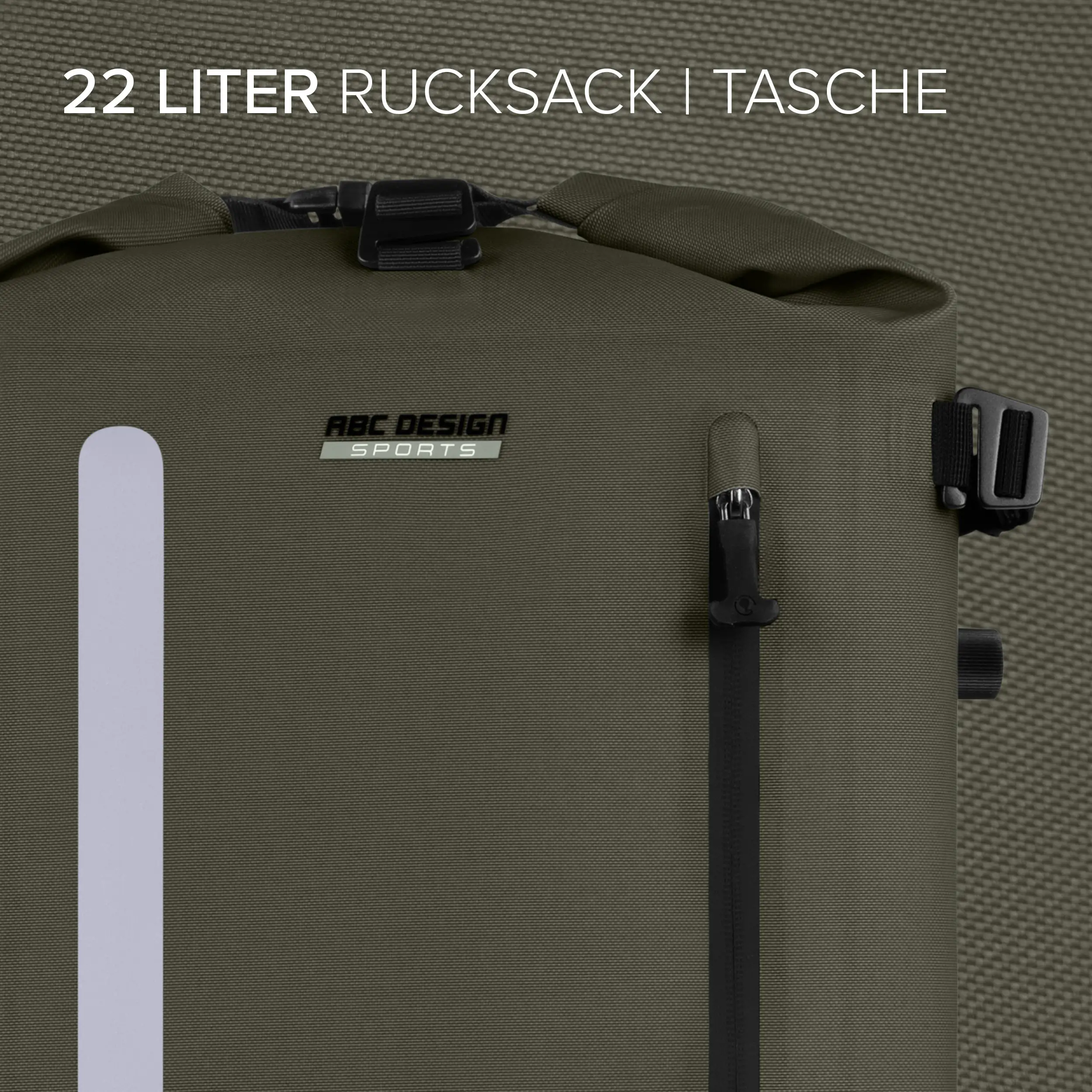 Outdoor-Rucksack Solothurn 22L für Alltag & Abenteuer - Avocado