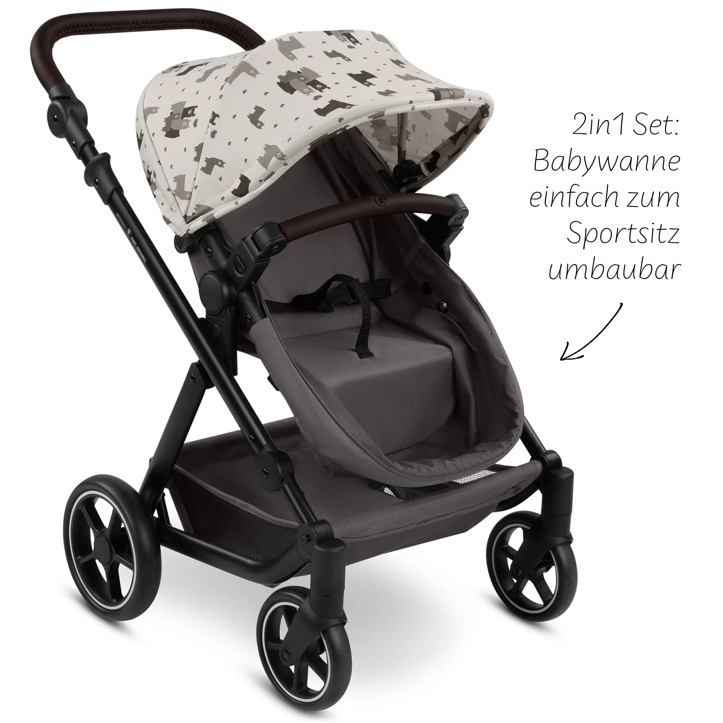 Puppenwagen Migno - Marron