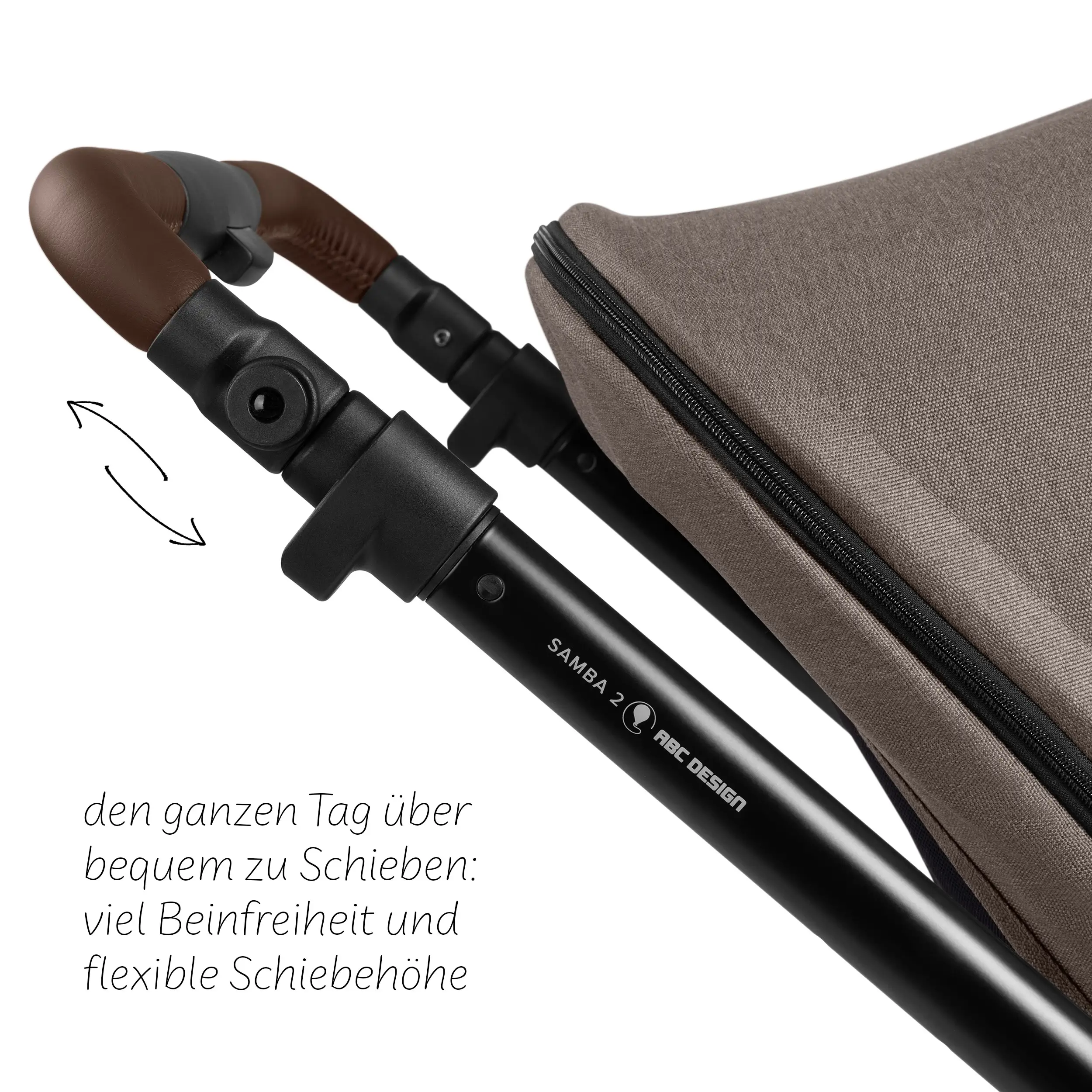 4in1-Kinderwagen-Set Samba 2 inkl. Babyschale Calla mit Liegefunktion - Nature