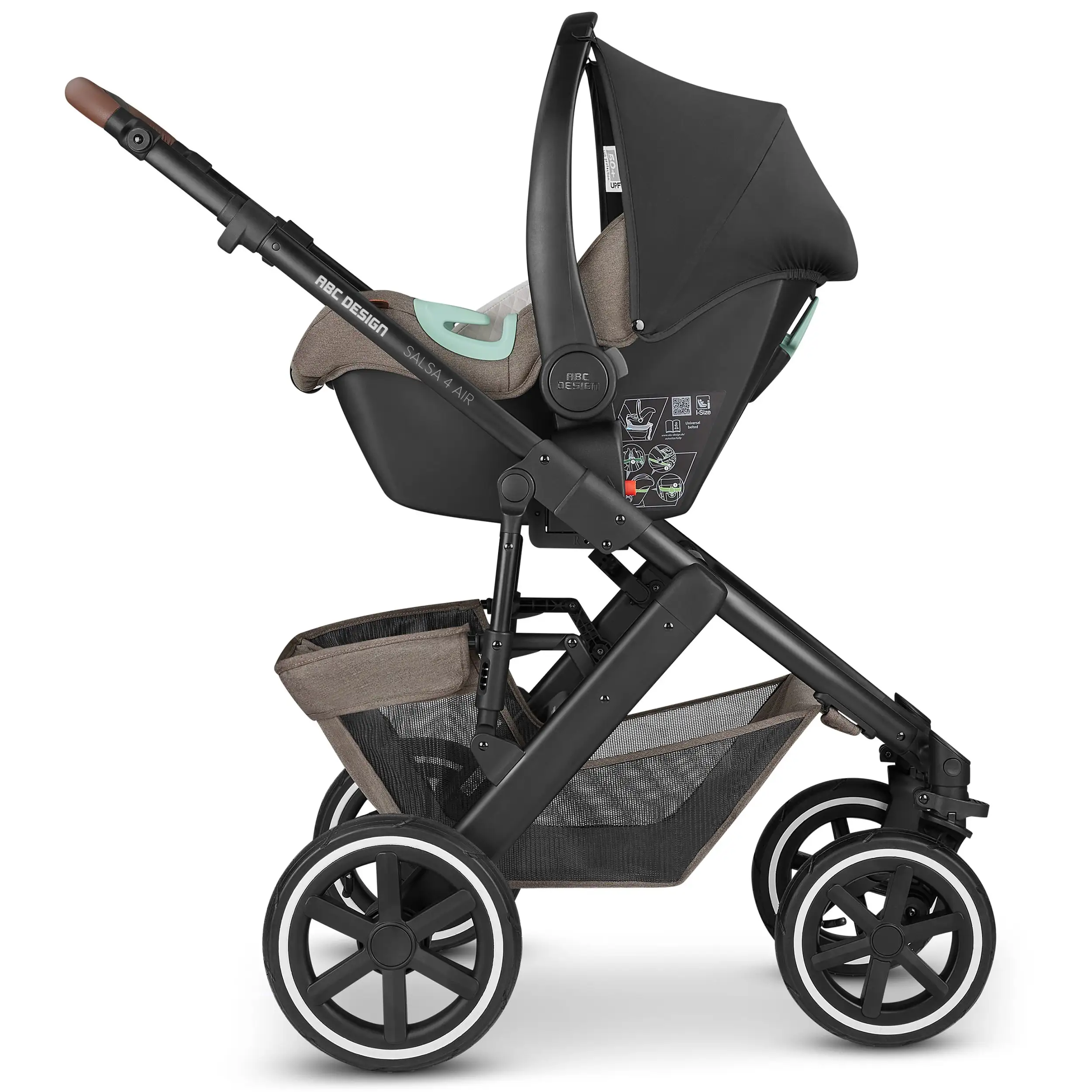 3in1-Kinderwagen-Set Salsa 4 Air - Nature