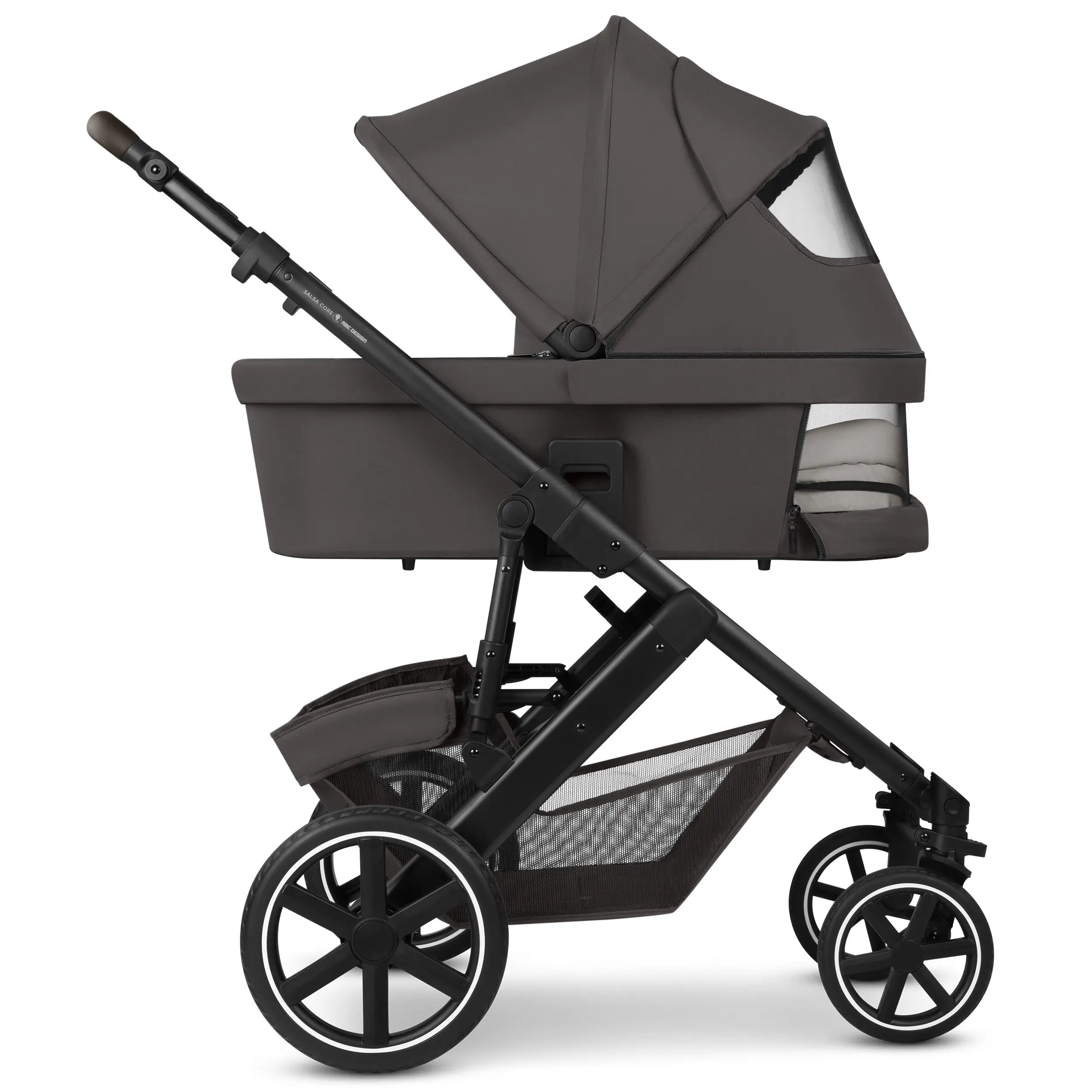 3in1 Kinderwagen-Set Salsa Core inkl. Babyschale mit Liegefunktion Calla - Falcon