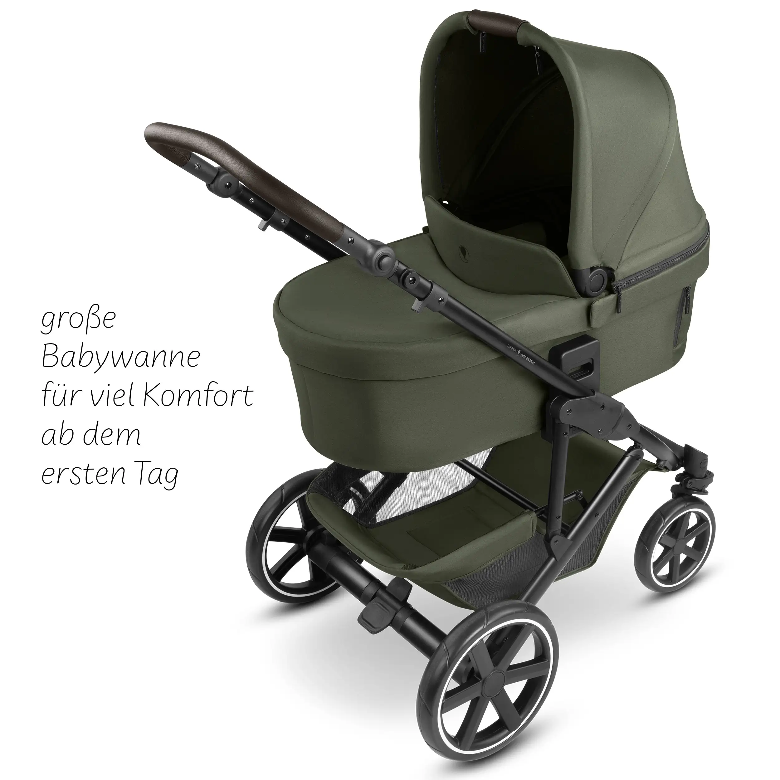 4in1-Kinderwagen-Set Sierra inkl. Isofix Base - Pea