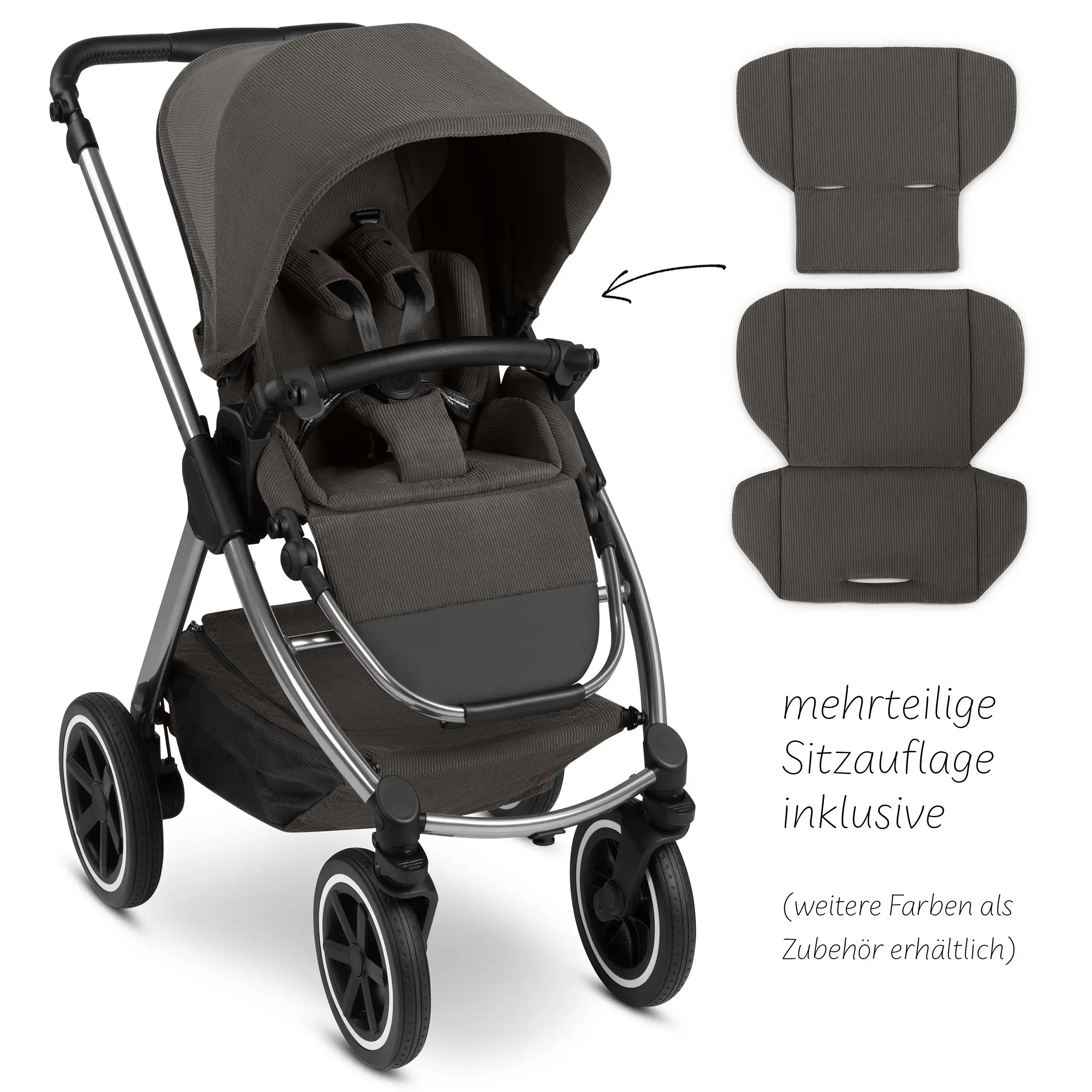 Kombi-Kinderwagen Samba 2 - Almond Kombi-Kinderwagen Samba 2 - Almond