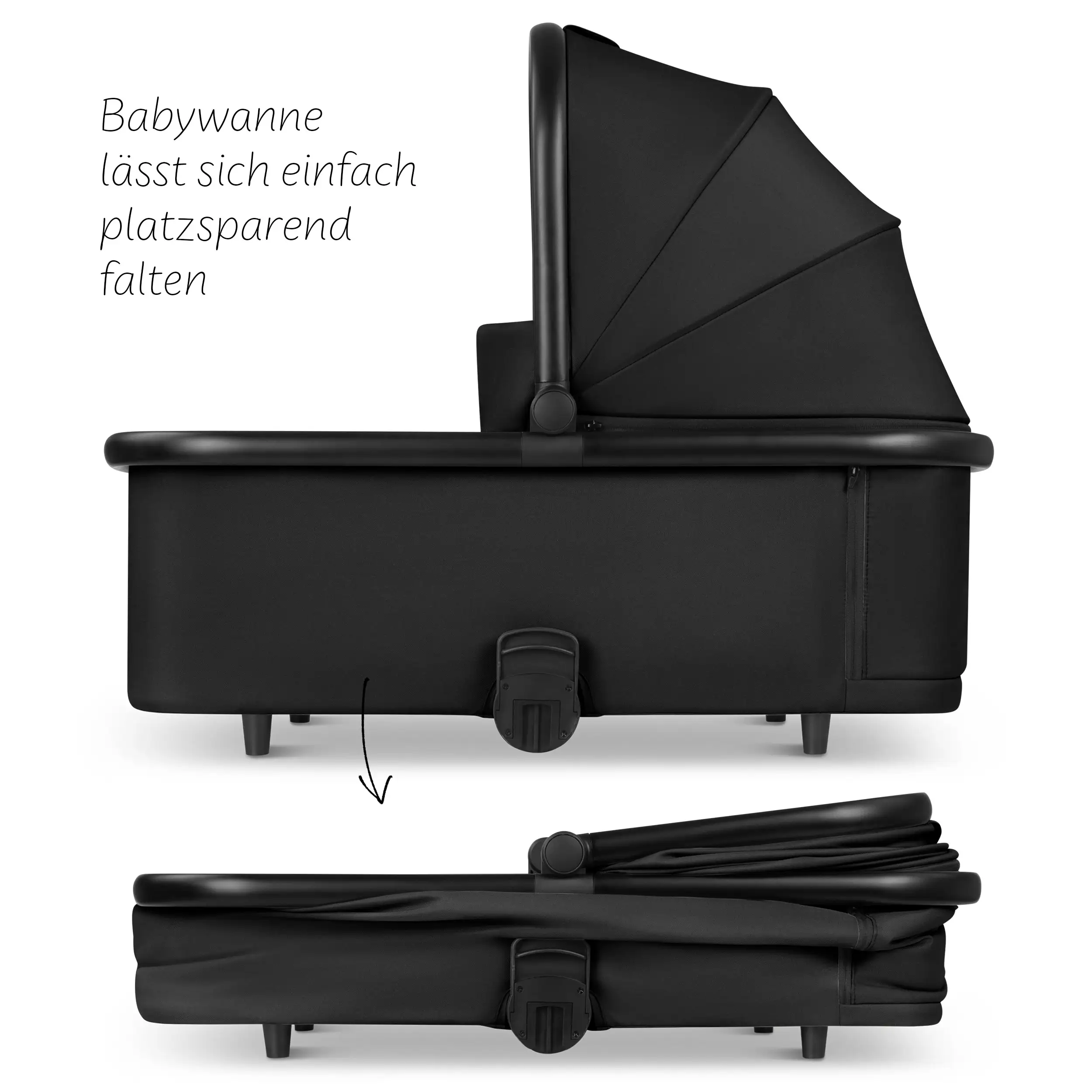 2in1 Stroller S Three - Black 2in1 Stroller S Three - Black