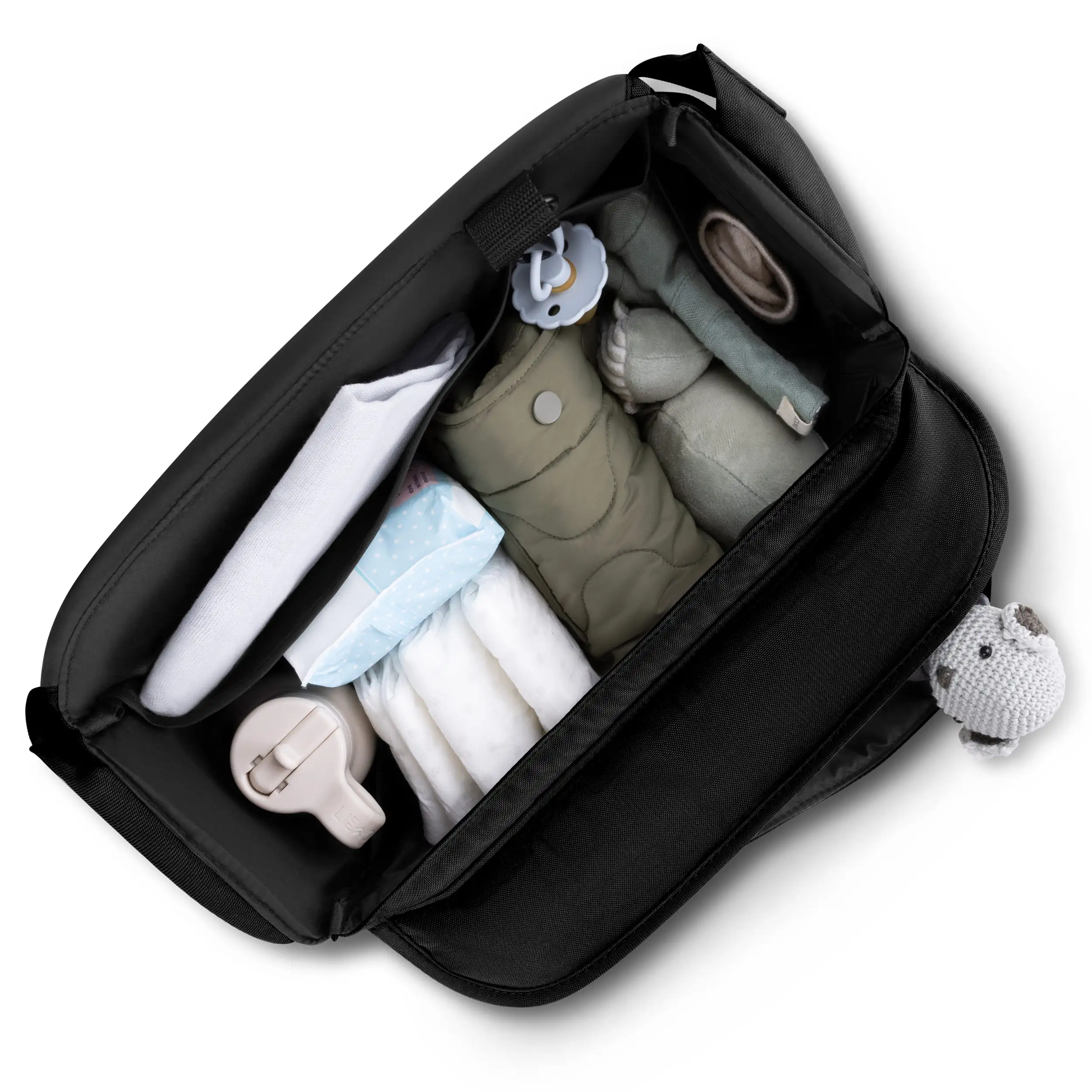 Zubehör Set Kinderwagen - Wickeltasche, Winterfußsack, Regenschutz & Moskitonetz - Black Zubehör Set Kinderwagen - Wickeltasche, Winterfußsack, Regenschutz & Moskitonetz - Black
