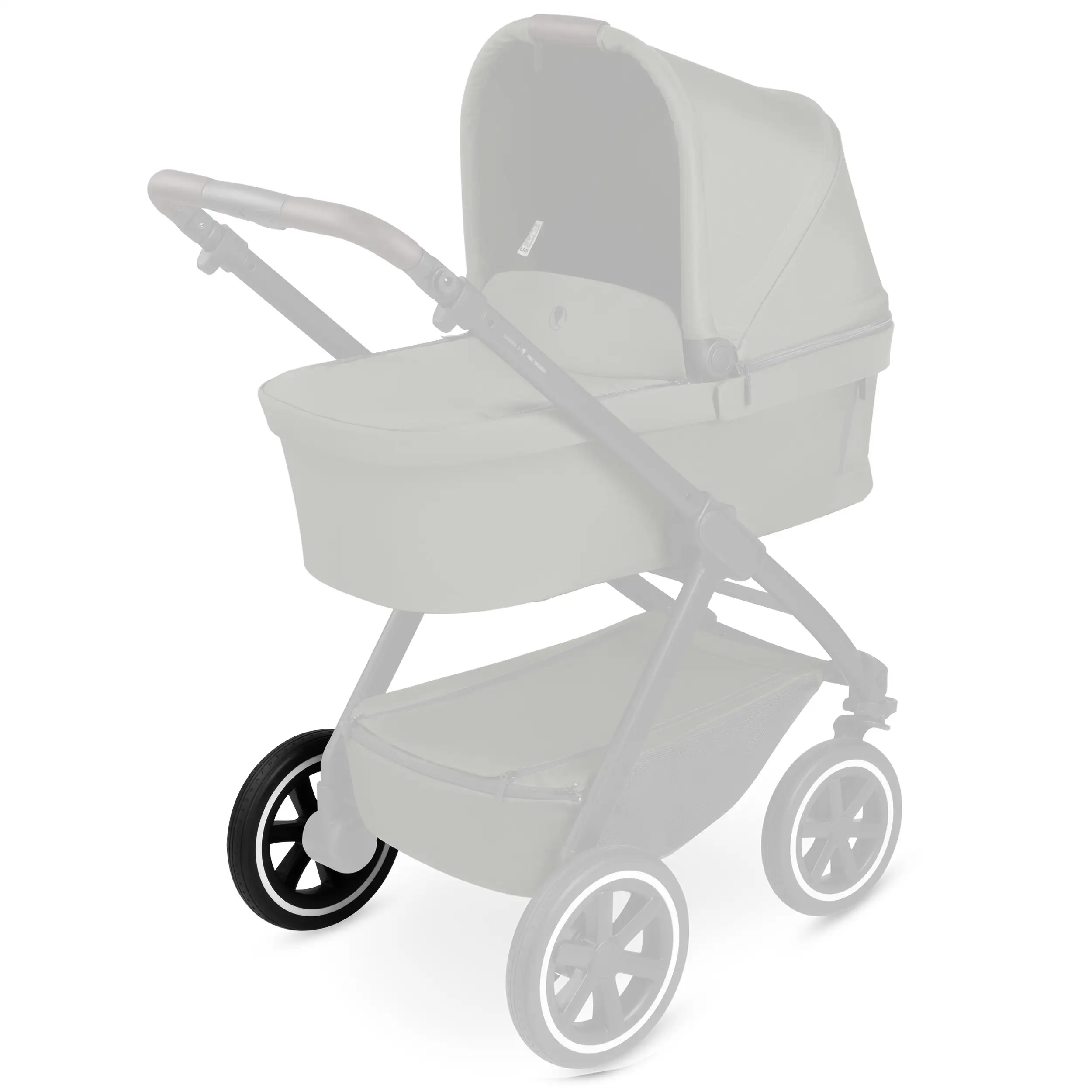 Rear wheel for Samba 2 / Samba - EVA Black / White Wall Rear wheel for Samba 2 / Samba - EVA Black / White Wall