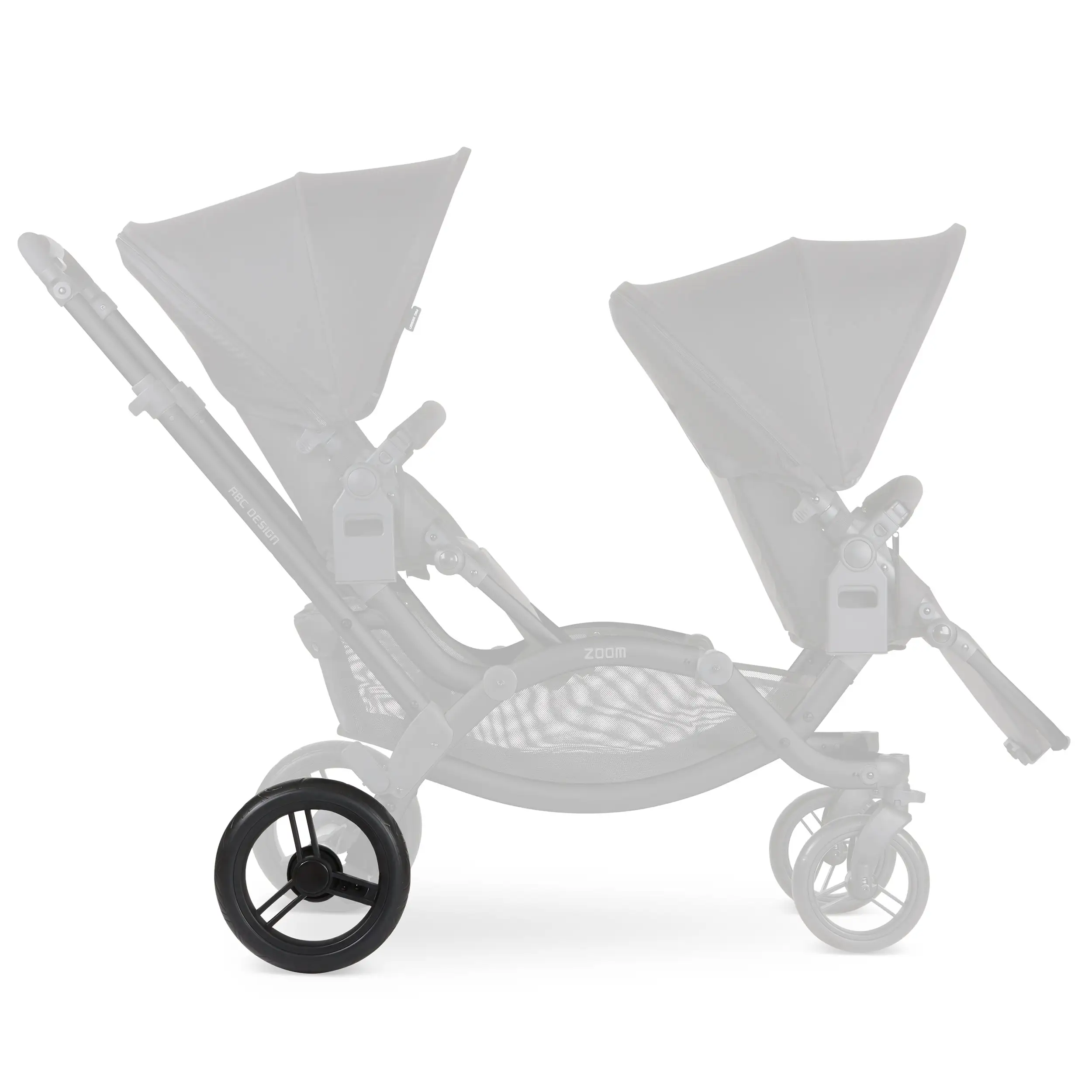 Roue arrière pour Zoom - EVA Black Roue arrière pour Zoom - EVA Black