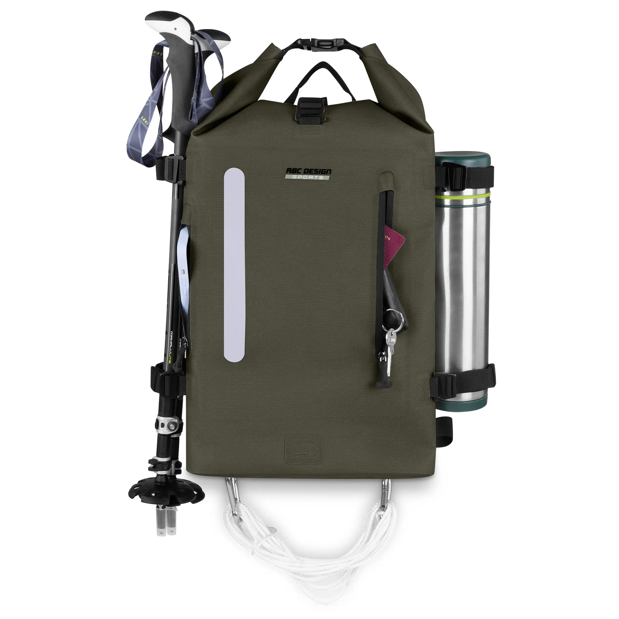Outdoor-Rucksack Solothurn 22L für Alltag & Abenteuer - Avocado
