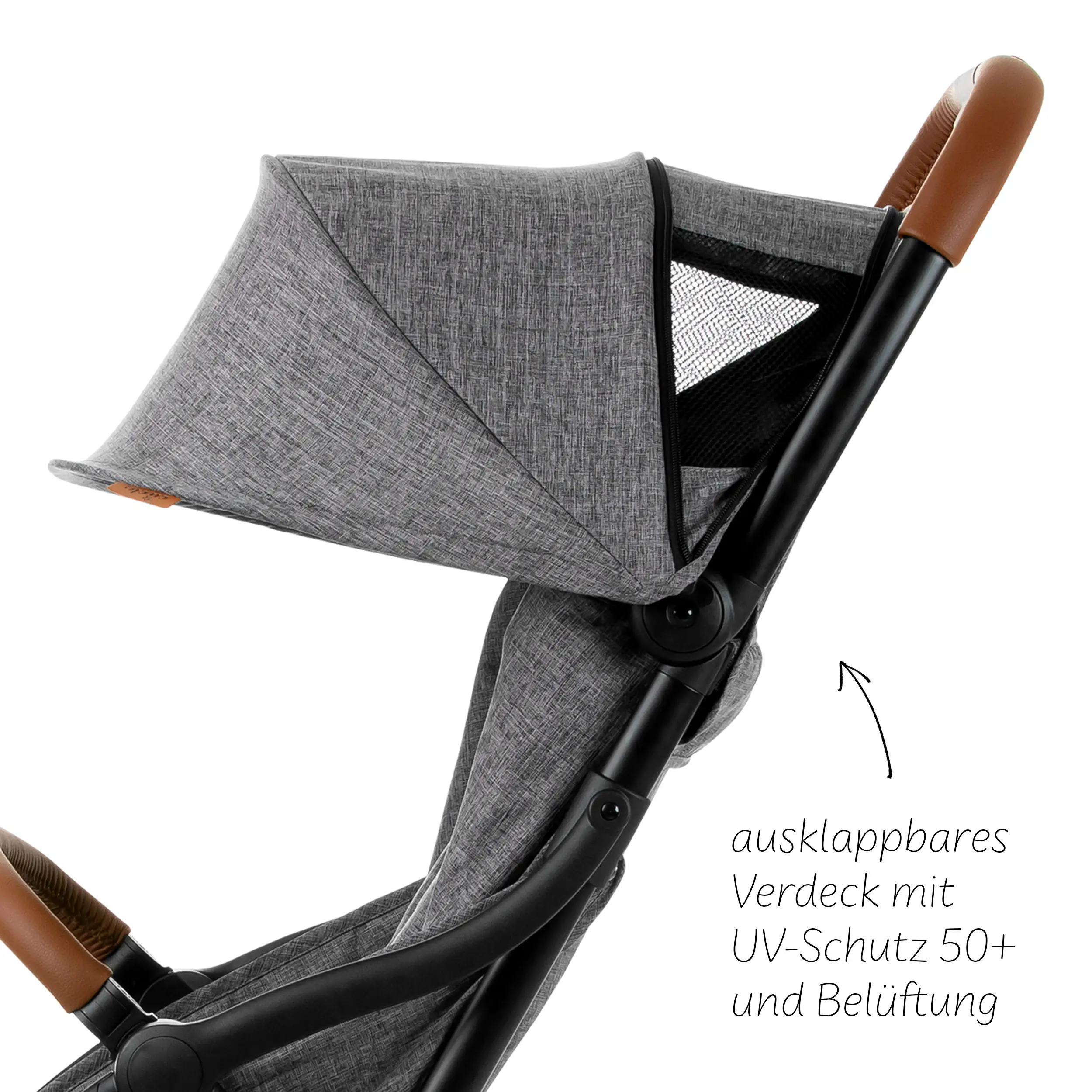 3in1 Kinderwagen-Set Flash - Woven Graphite