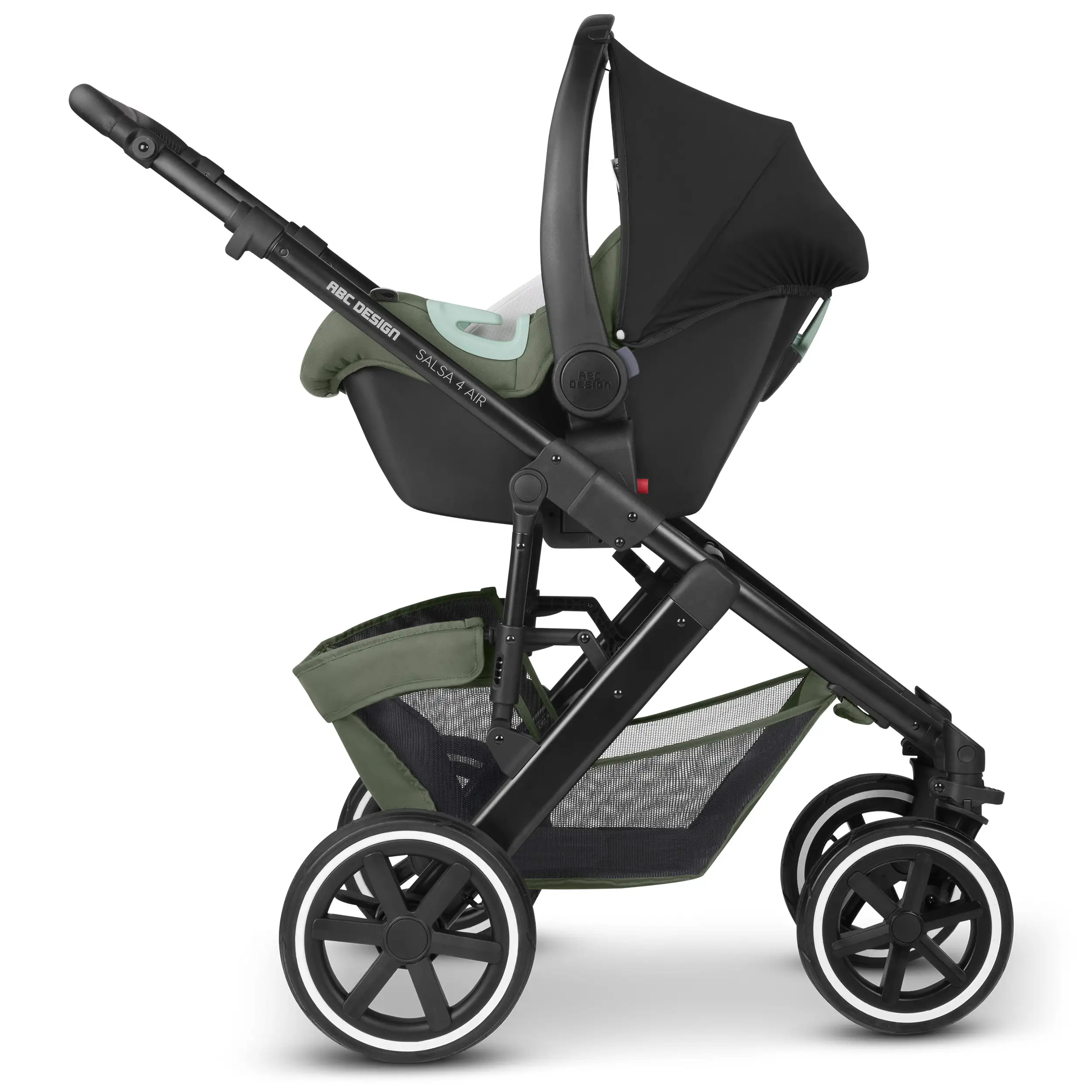 3in1-Kinderwagen-Set Salsa 4 Air - Moss