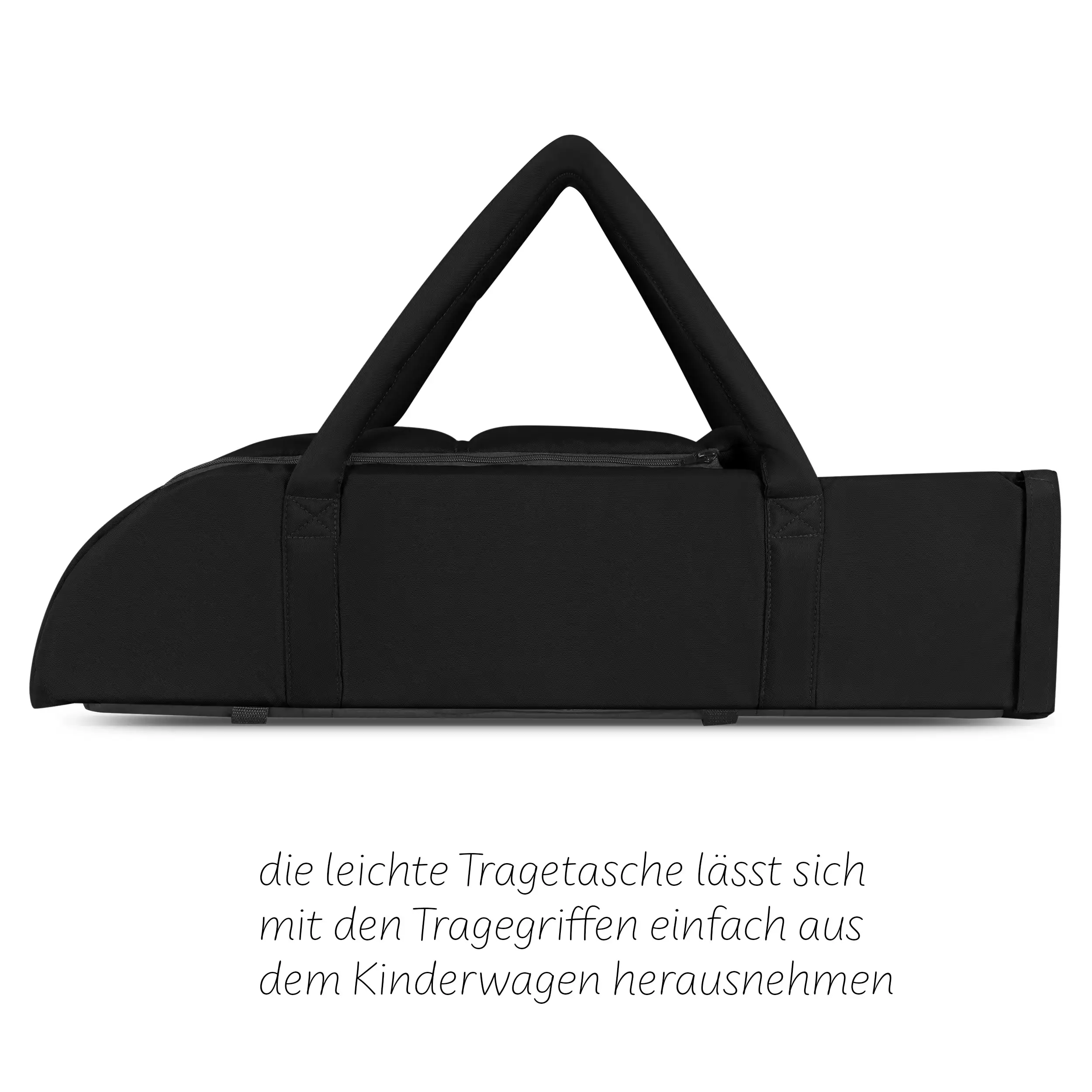 Carrycot for D Two double stroller - Black Carrycot for D Two double stroller - Black