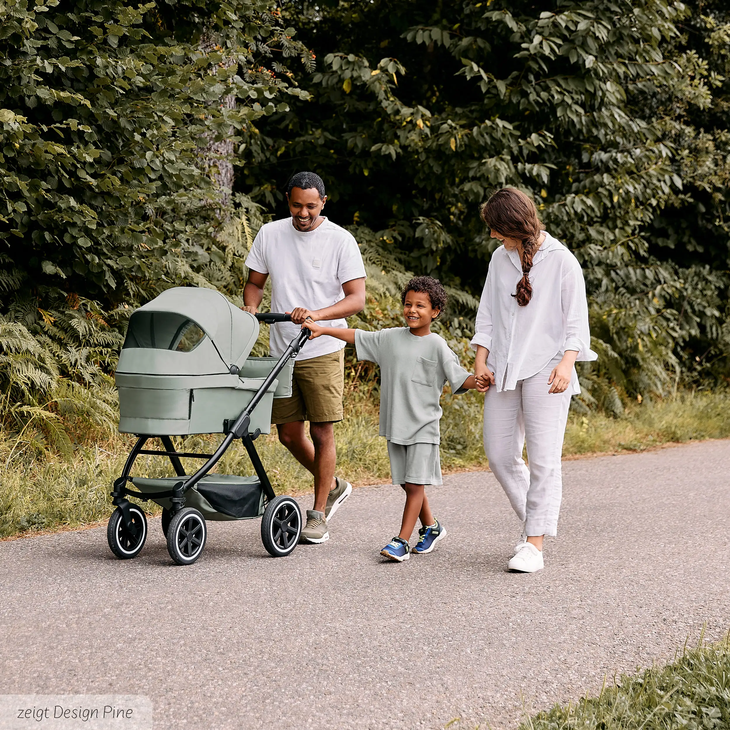 4in1-Kinderwagen-Set Samba 2 inkl. Babyschale Calla mit Liegefunktion - Camel