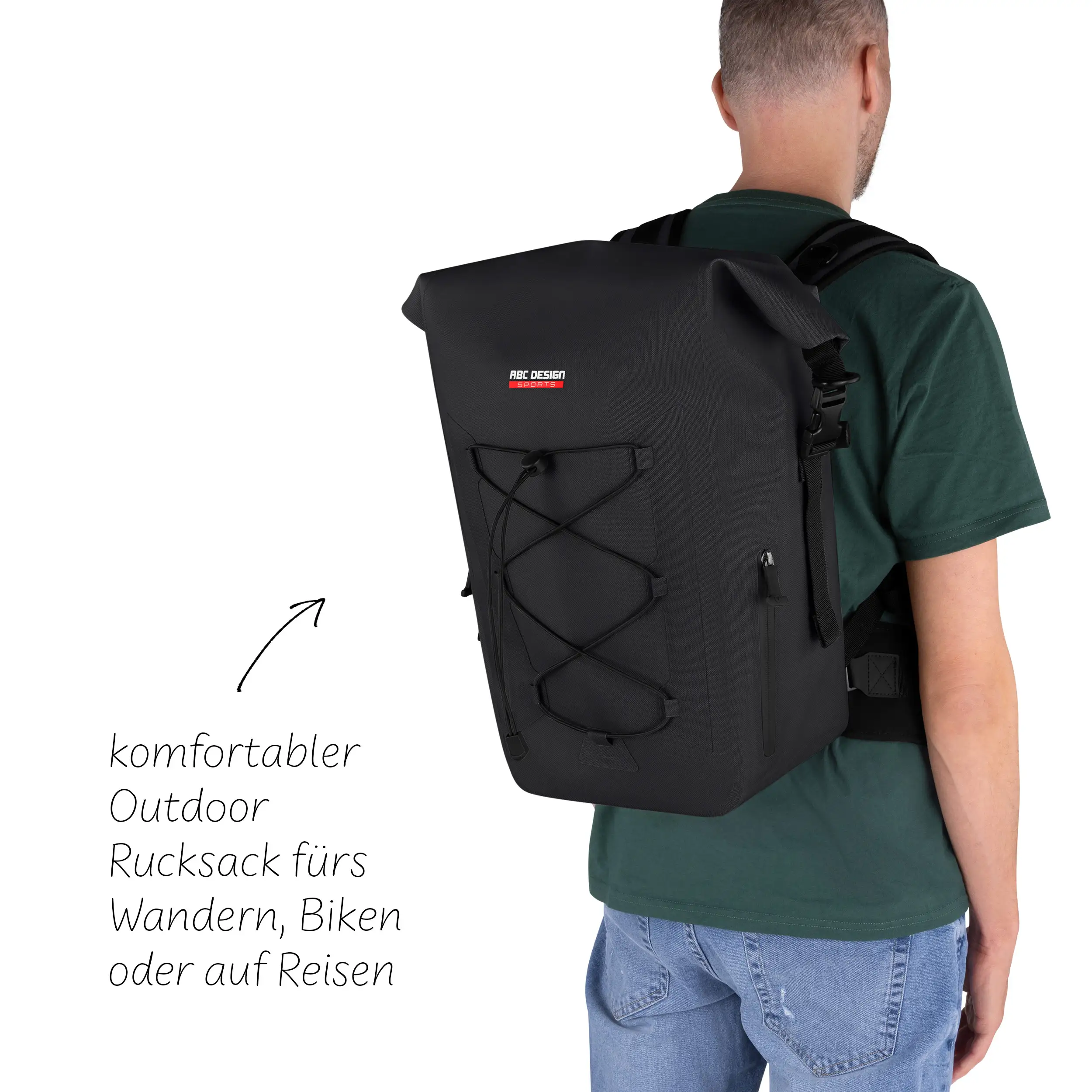 Mochila outdoor premium Lausanne 20L para ciudad y naturaleza - Ink