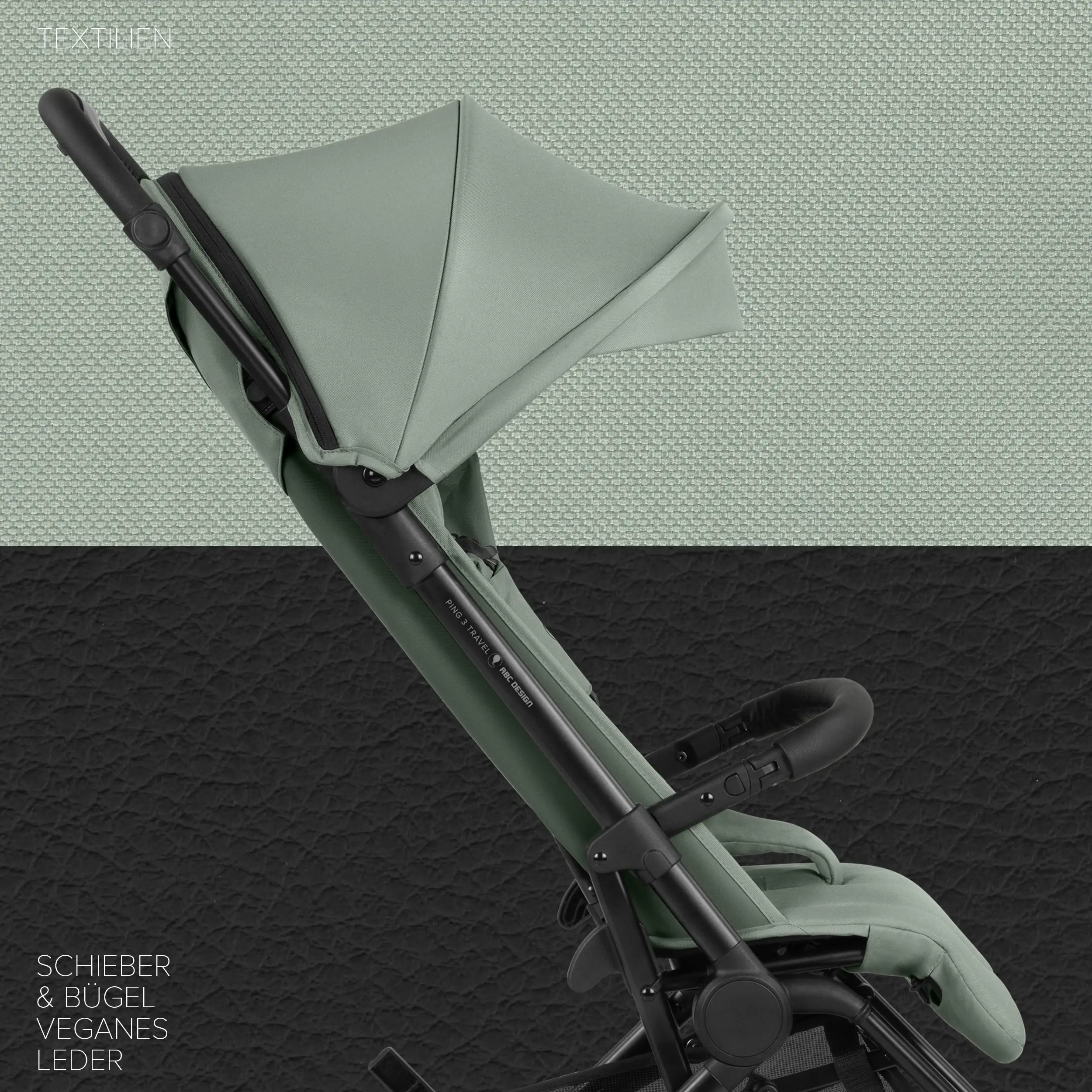 Poussette de voyage Ping 3 Travel - Pine Poussette de voyage Ping 3 Travel - Pine