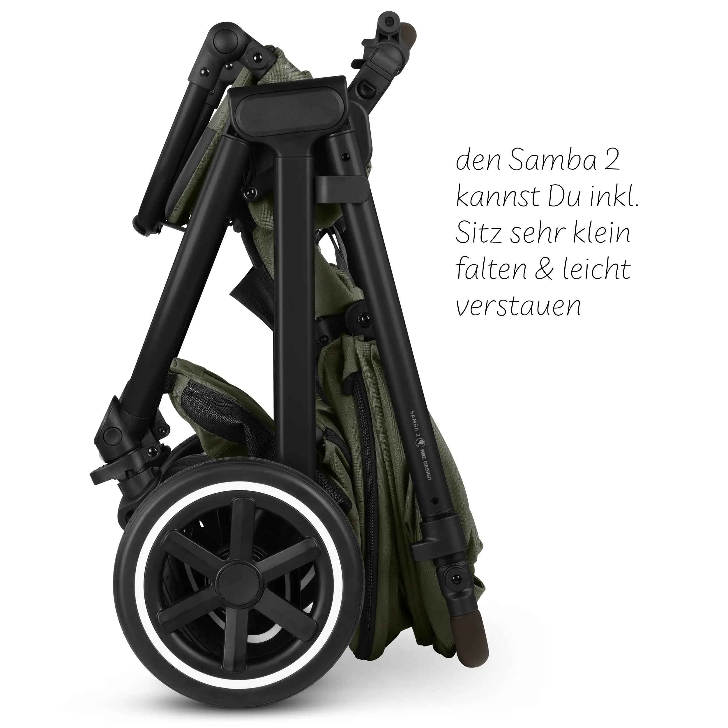 Travel system Samba 2 incl. Calla lie-flat infant car seat - Avocado