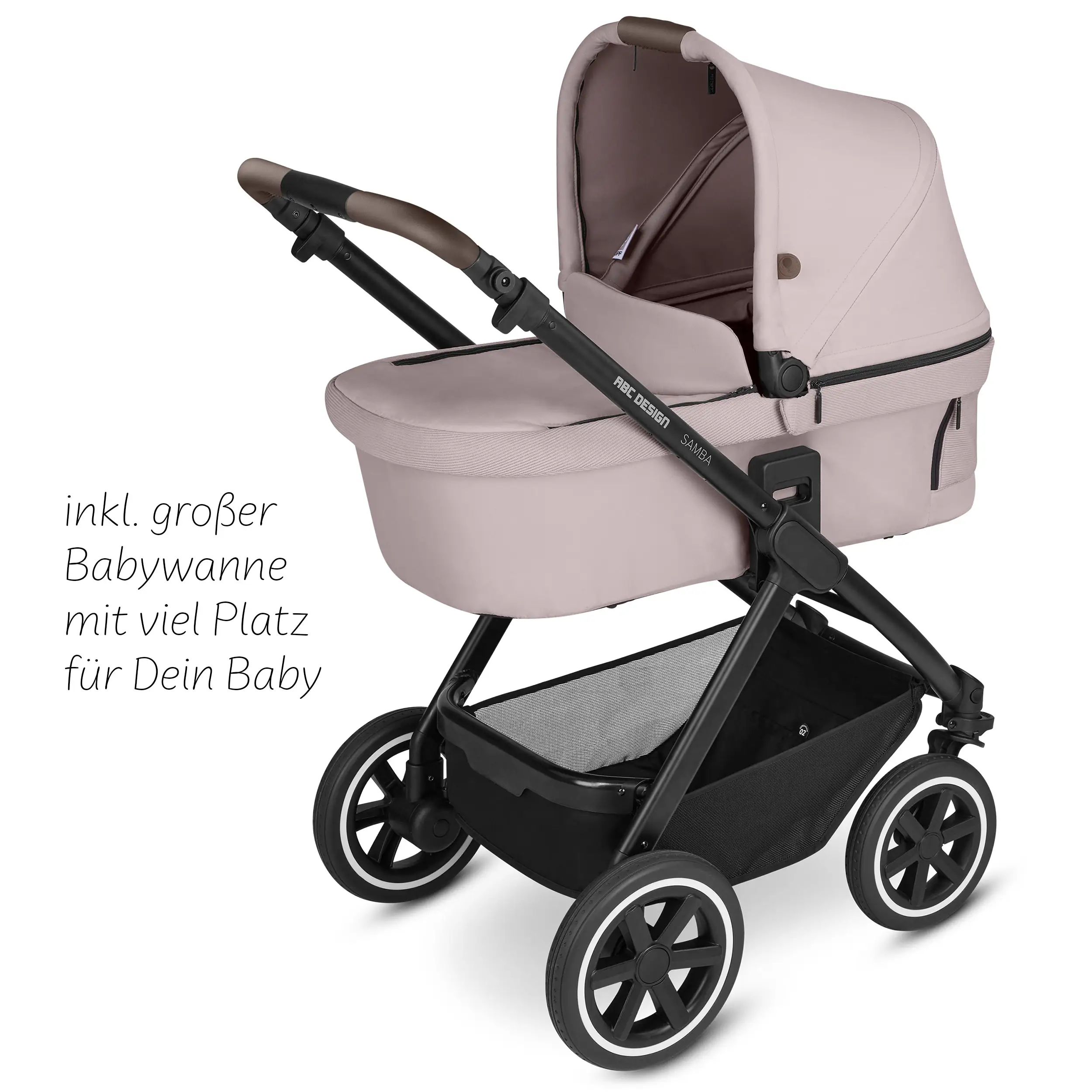 Kombi-Kinderwagen Samba - Berry