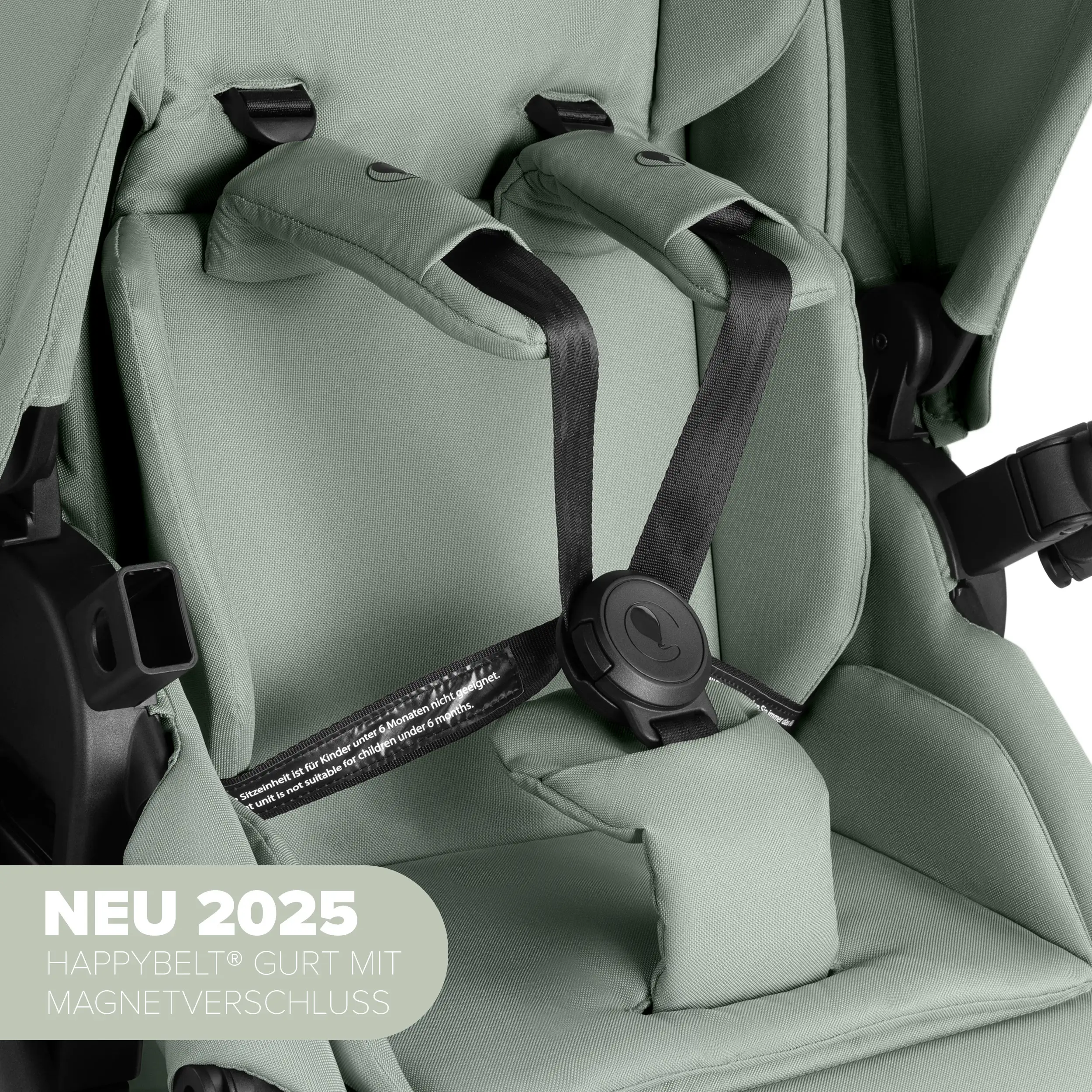 Kombi-Kinderwagen Salsa 5 Air  inkl. Wickeltasche Urban, Moskitonetz, Regenschutz - Pine