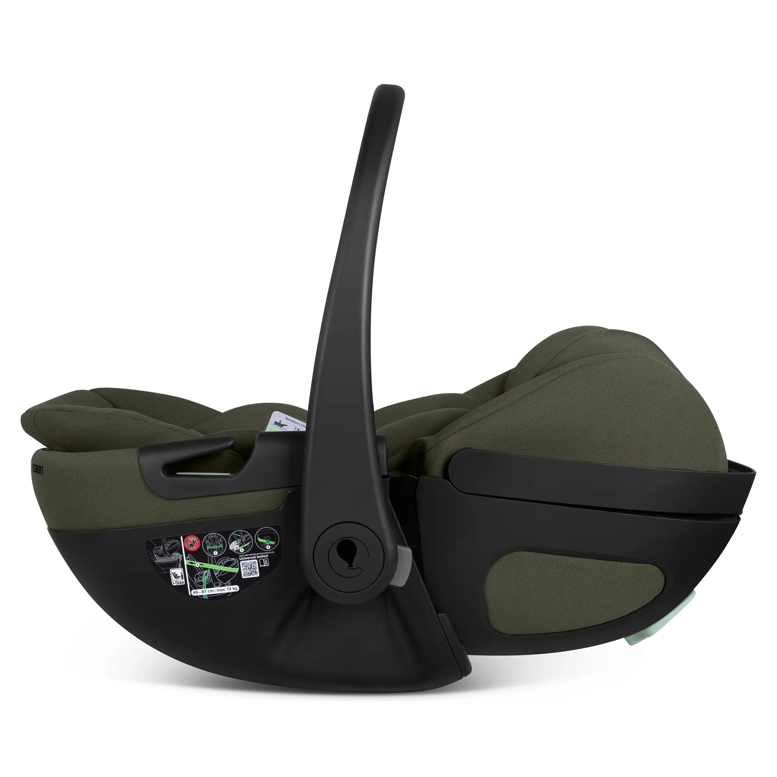 Calla i-Size Infant Car Seat with Reclining Function - Olive