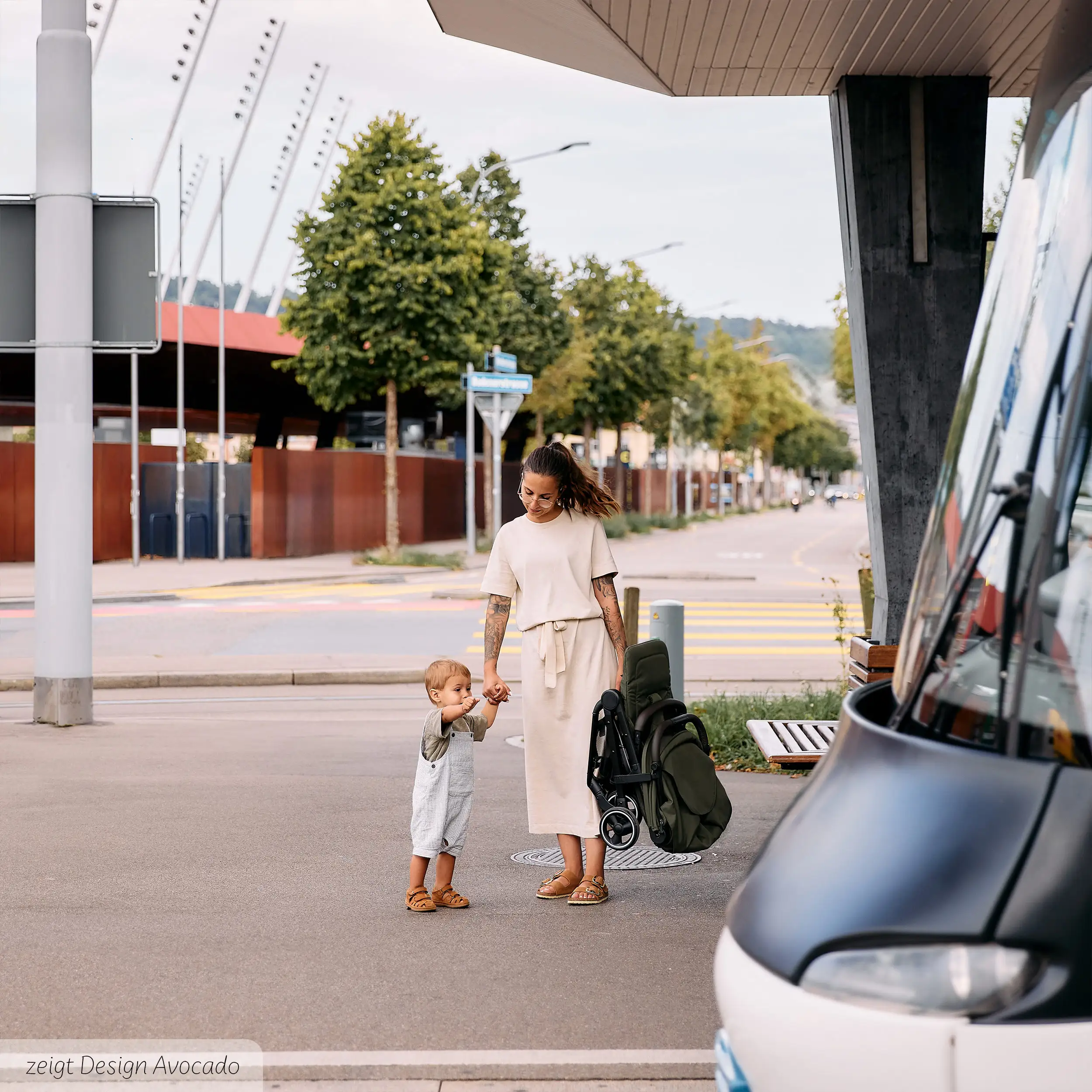 Reisebuggy Ping 3 Travel mit Zubehörset  - Camel