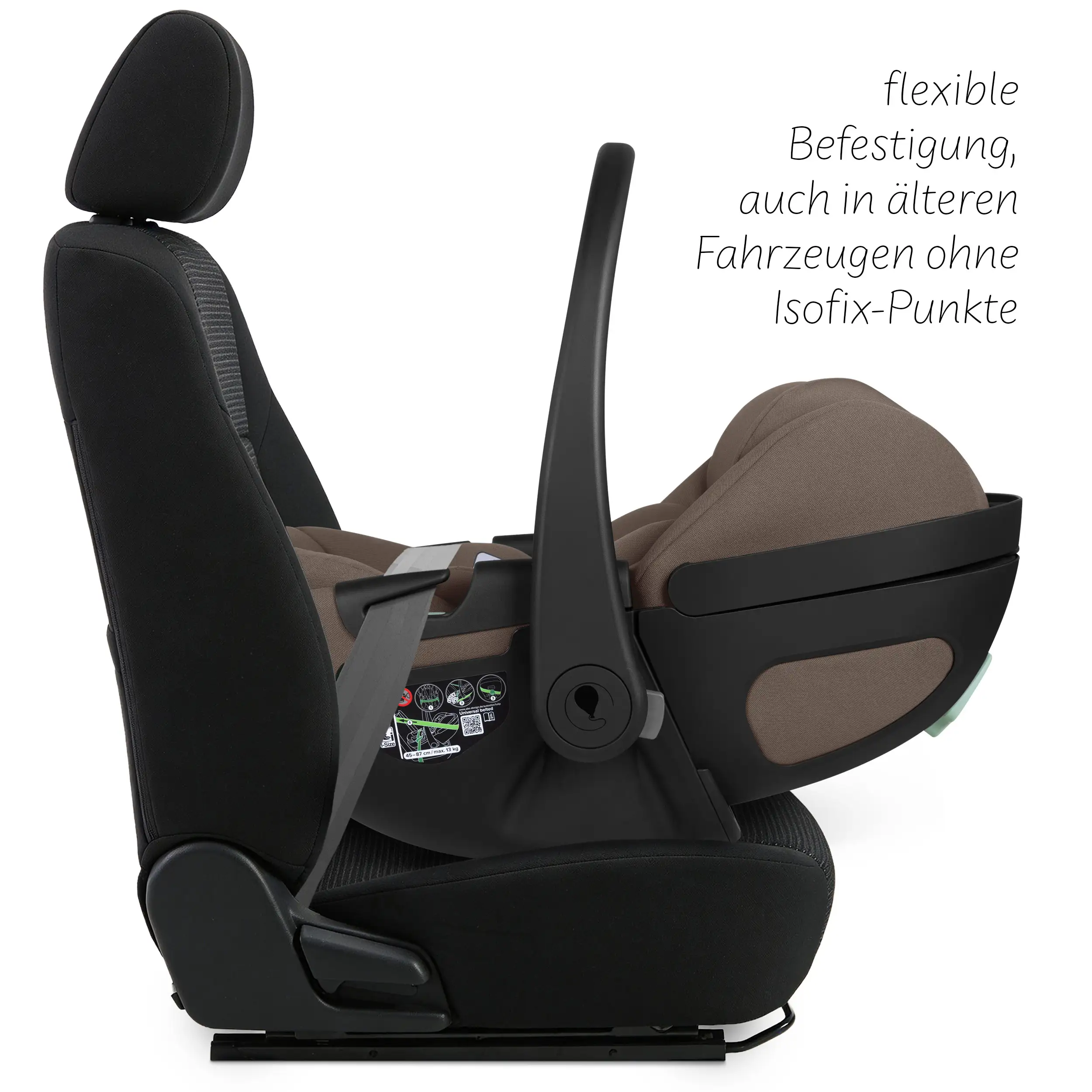 Babyschale mit Liegefunktion Calla i-Size - Nature Flex