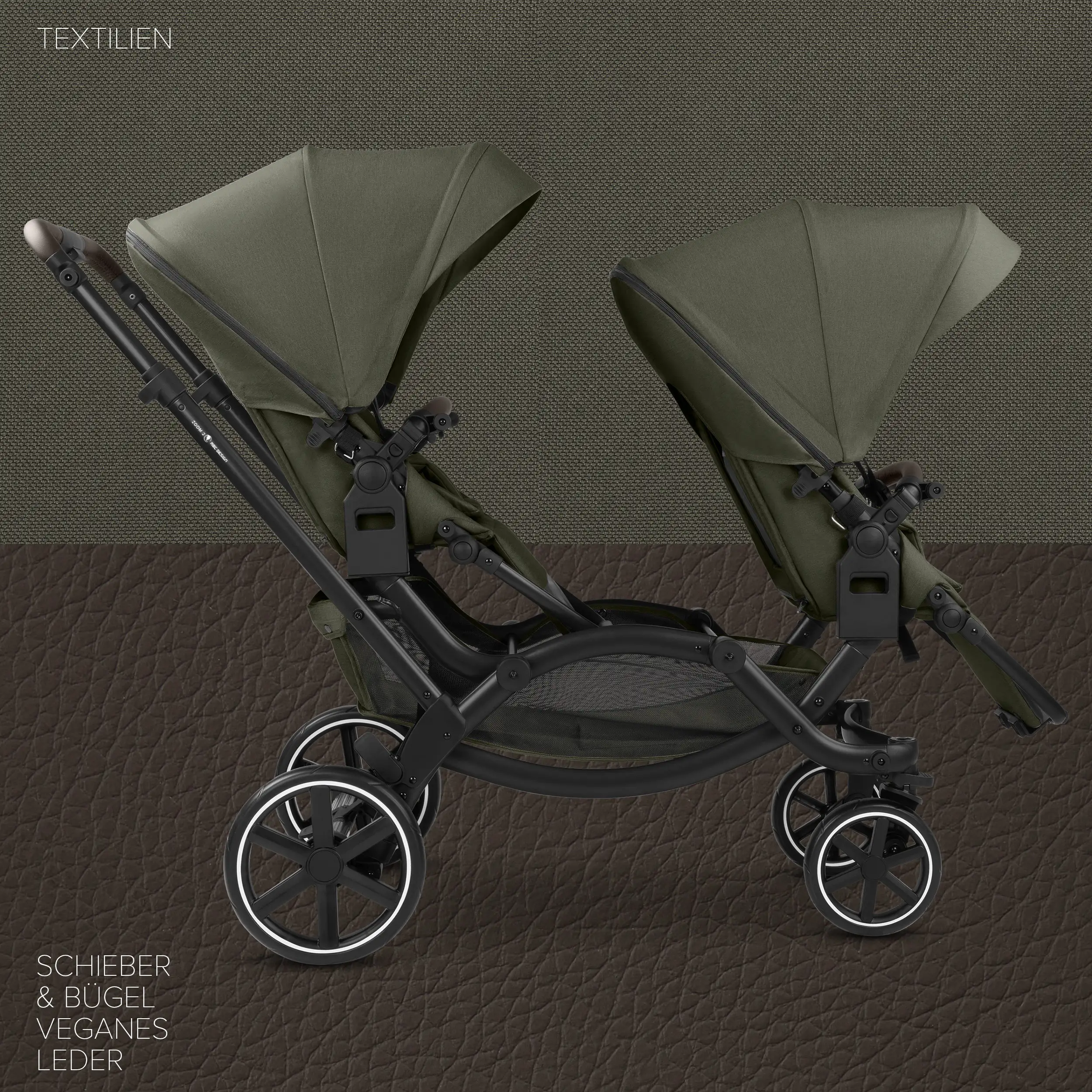 Double Stroller Zoom 2 - Avocado Double Stroller Zoom 2 - Avocado