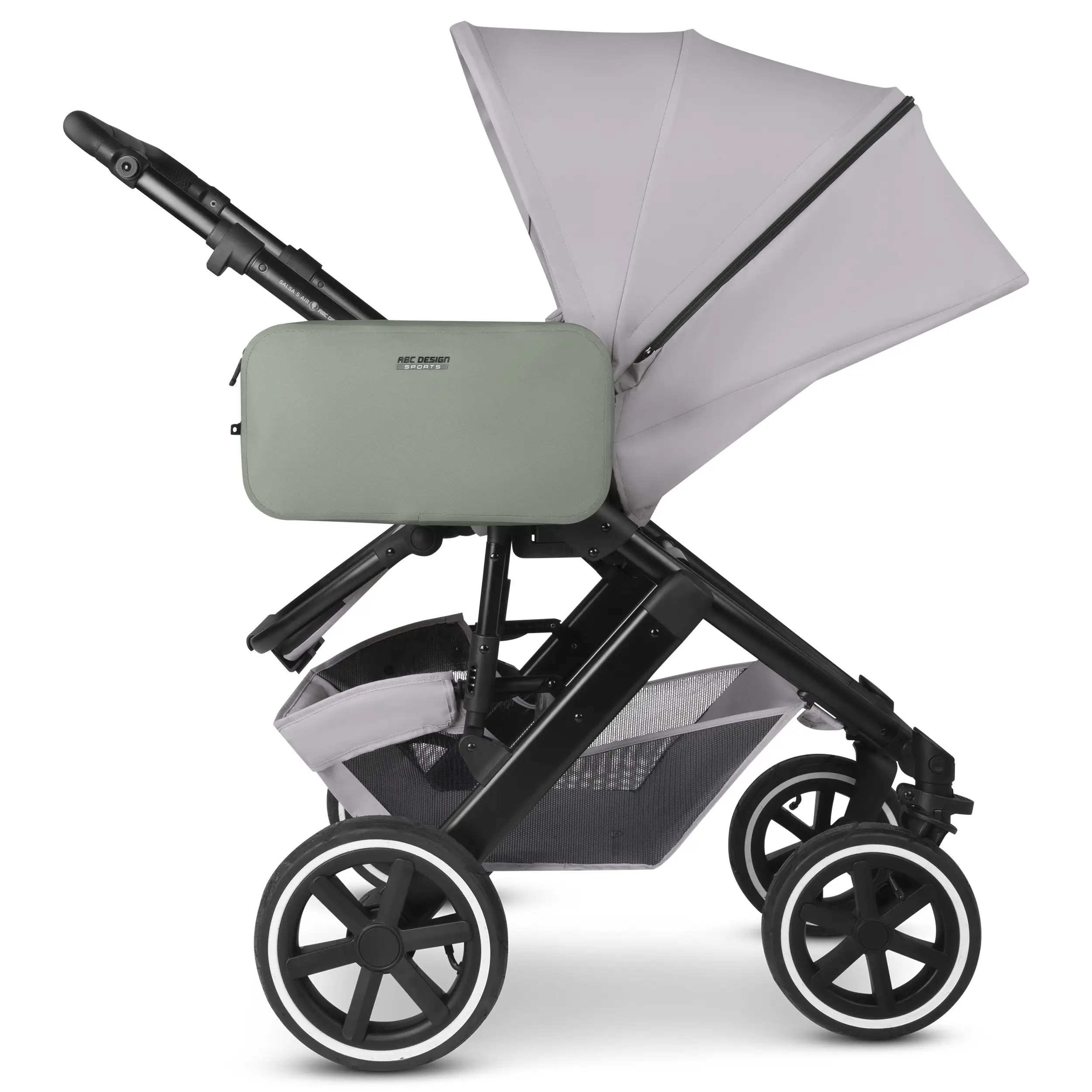Satteltasche Genf 4,5L für Kinderwagen, Fahrrad & Alltag - Pine